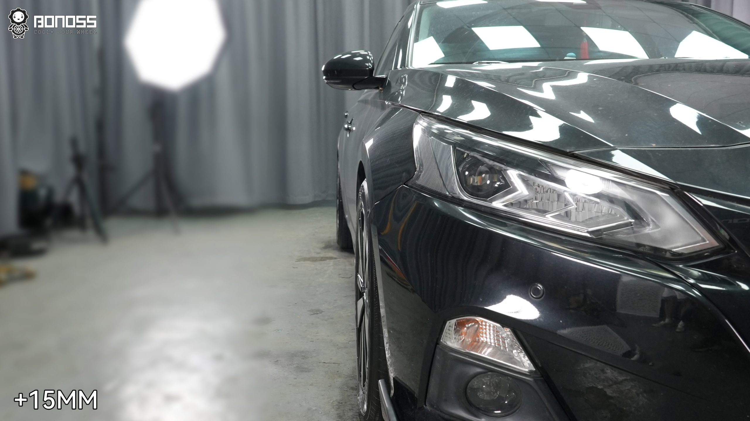 BONOSS Forged Active Cooling Wheel Spacers for 2019 Nissan Altima 15mm Front 20mm Rear (4)