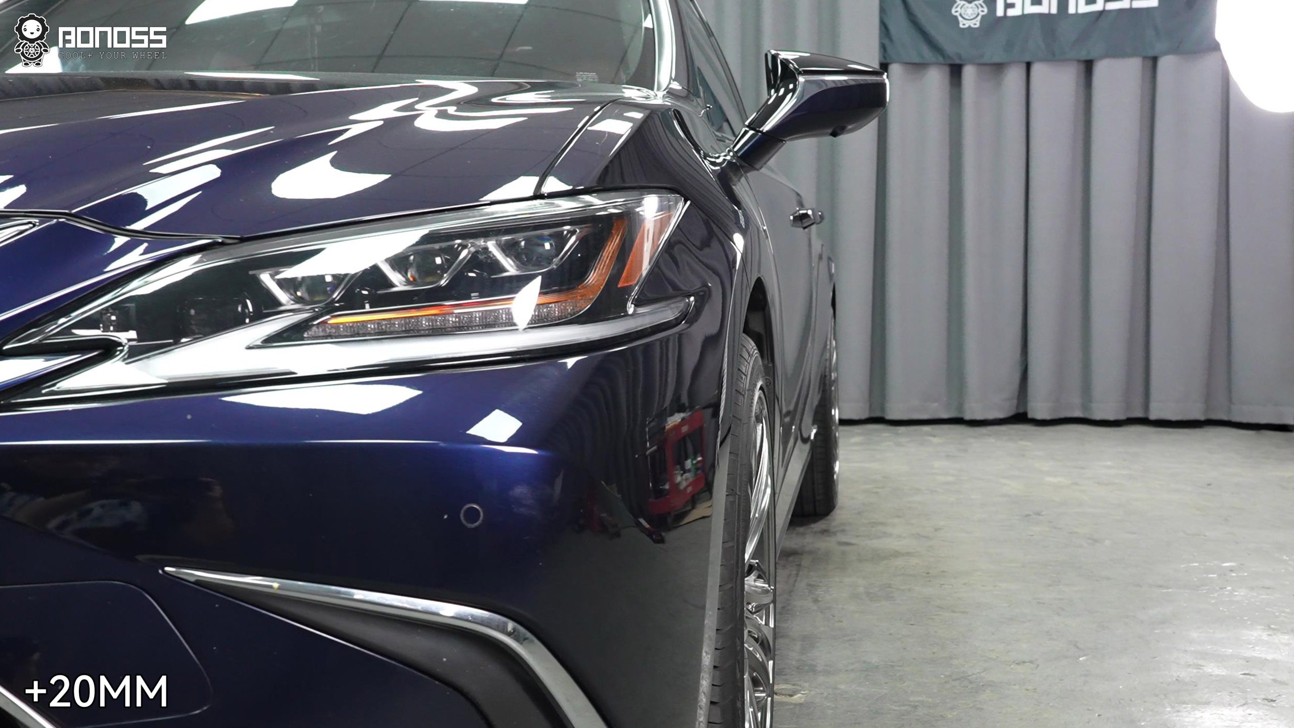 BONOSS Forged Active Cooling Wheel Spacers for 2020 Lexus ES Front 20mm Rear 20mm (3)