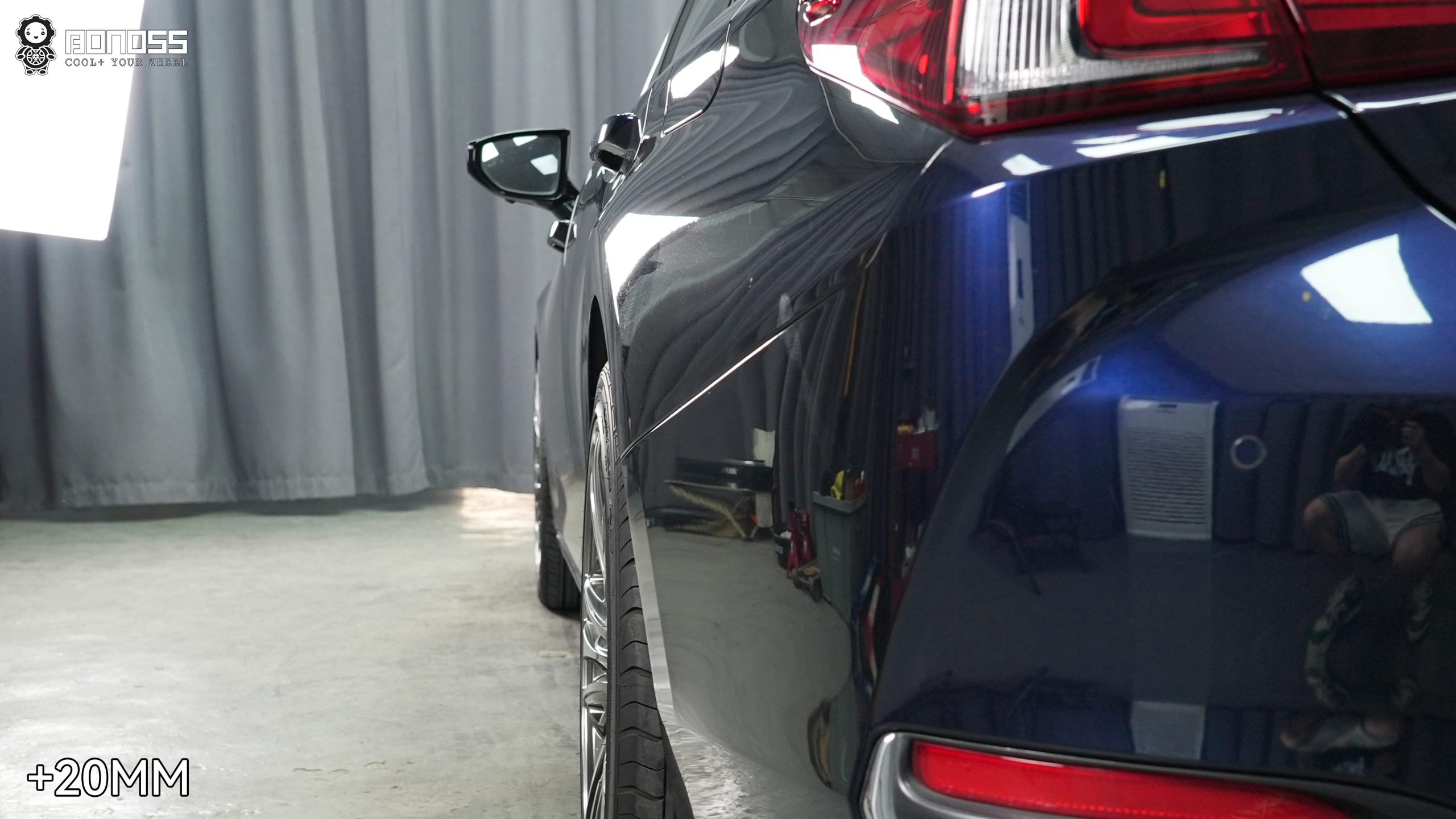 BONOSS Forged Active Cooling Wheel Spacers for 2020 Lexus ES Front 20mm Rear 20mm (5)