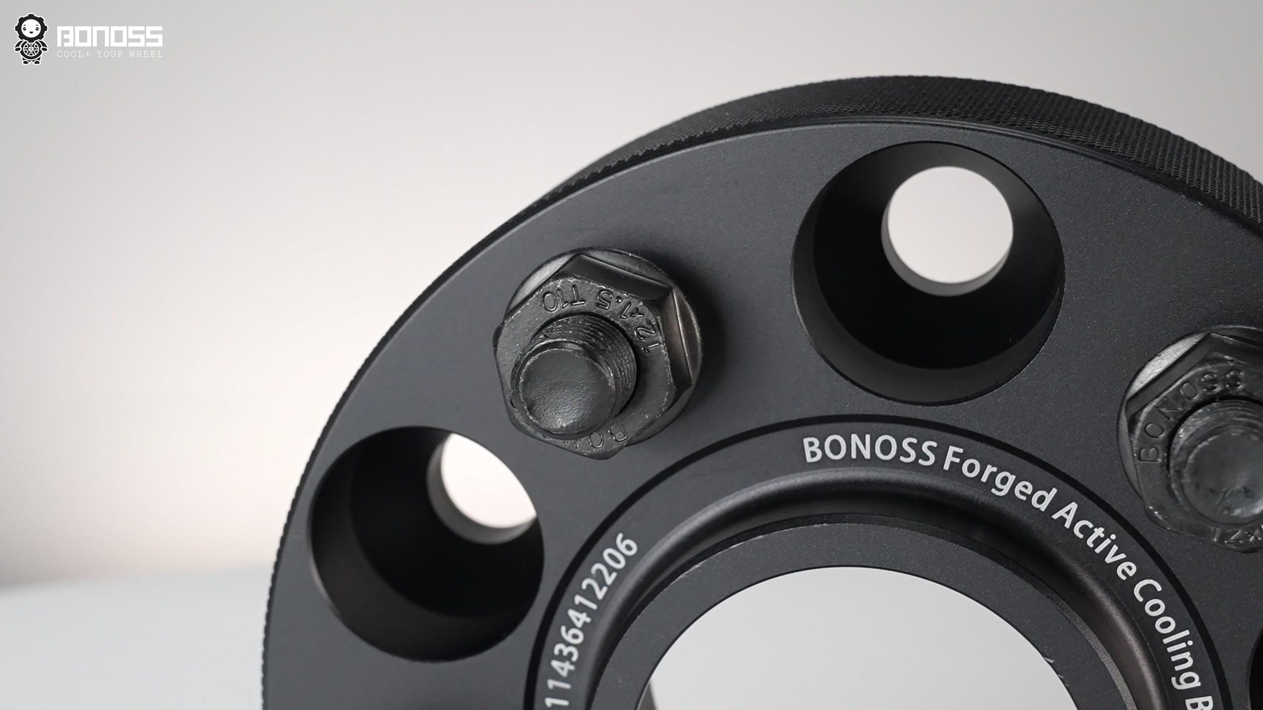 BONOSS Forged Active Cooling Wheel Spacers for 2022 Cadillac CT5 Front 20mm Rear 25mm (1)
