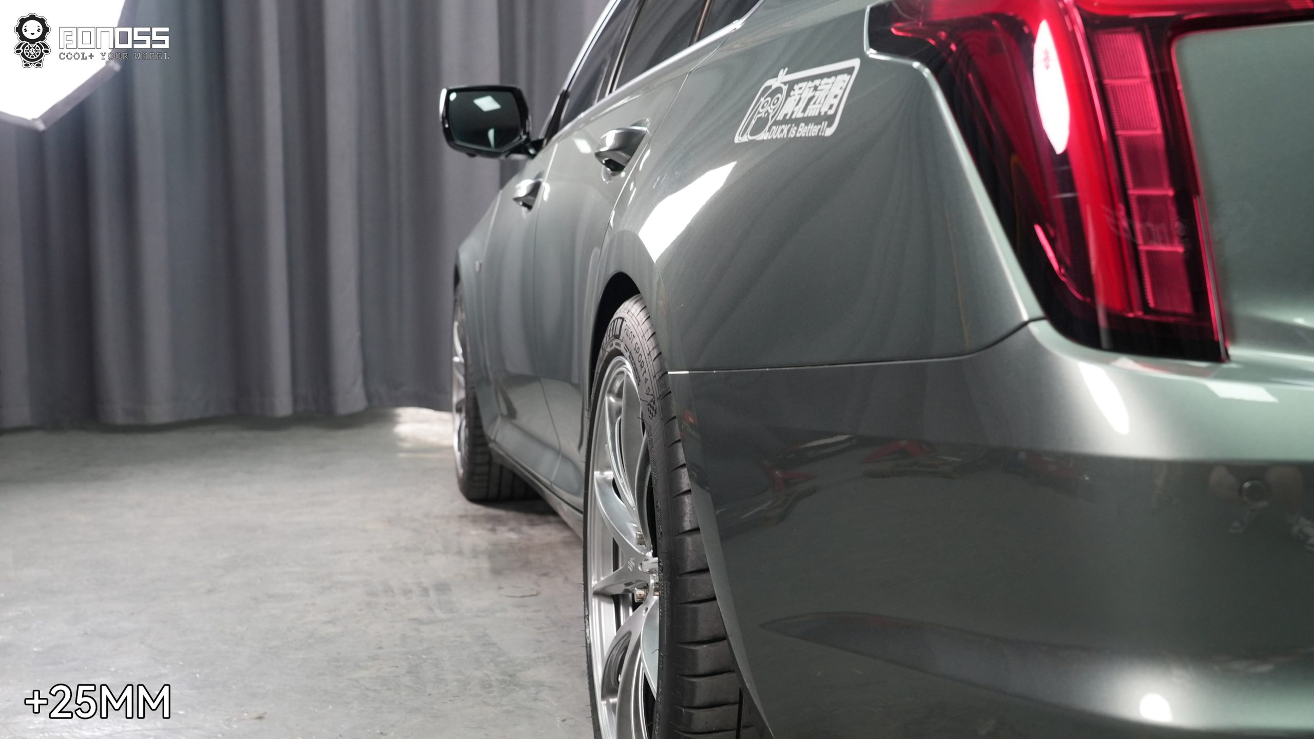 BONOSS Forged Active Cooling Wheel Spacers for 2022 Cadillac CT5 Front 20mm Rear 25mm (5)