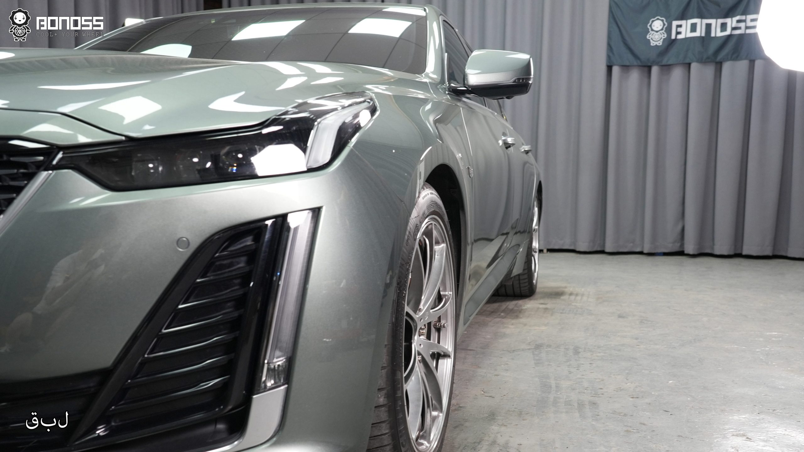 BONOSS Forged Active Cooling Wheel Spacers for 2022 Cadillac CT5 Front 20mm Rear 25mm (8)