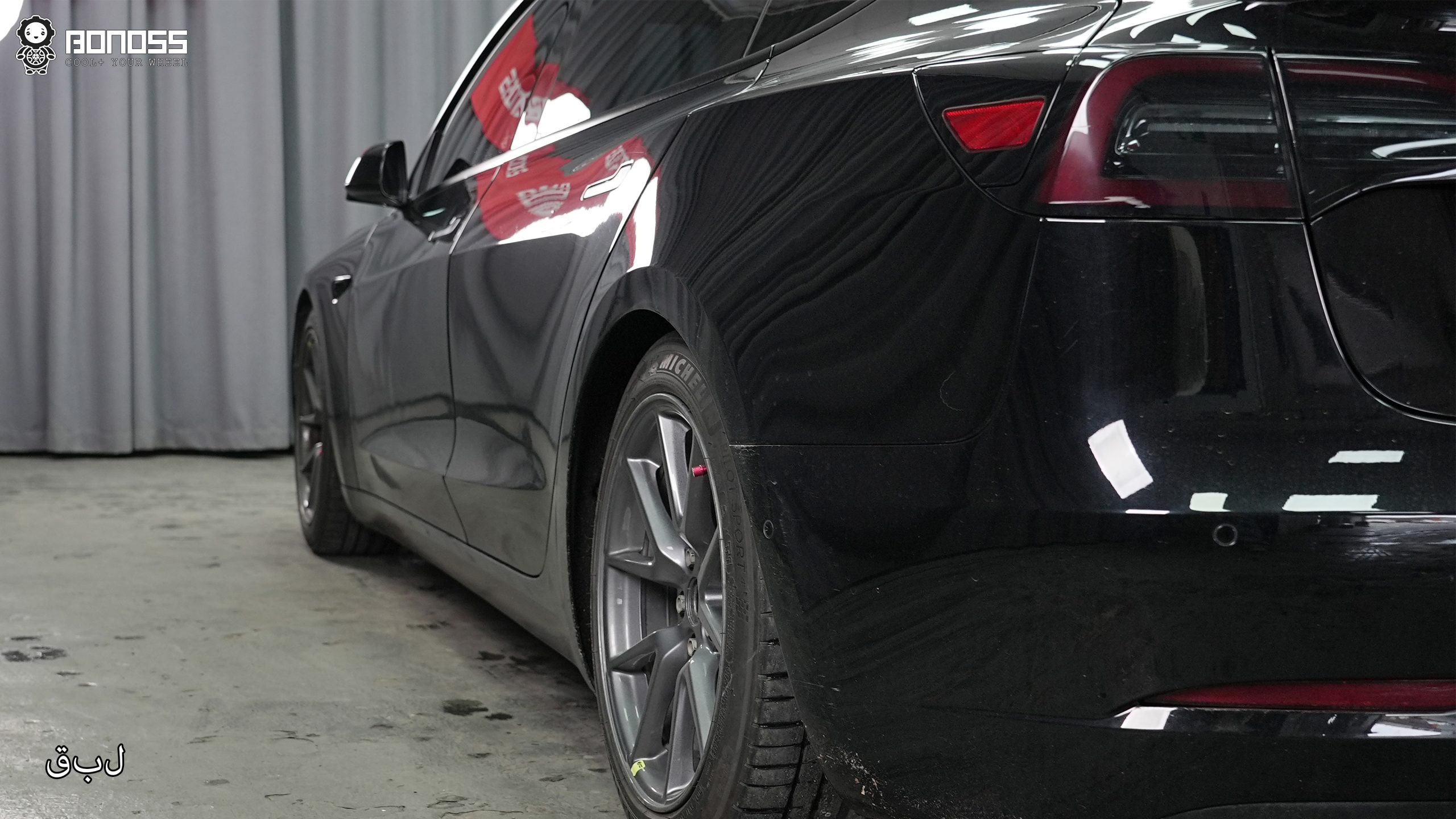 BONOSS Forged Active Cooling Wheel Spacers for 2022 Tesla Model 3 18mm Front 25mm Rear (10)