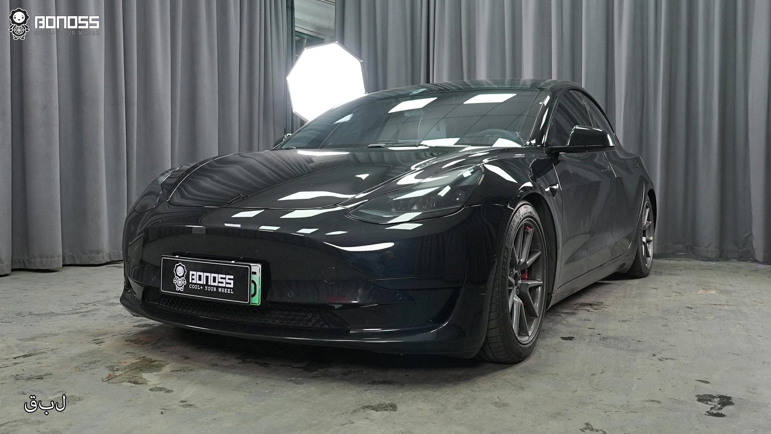 BONOSS Forged Active Cooling Wheel Spacers for 2022 Tesla Model 3 18mm Front 25mm Rear (7)