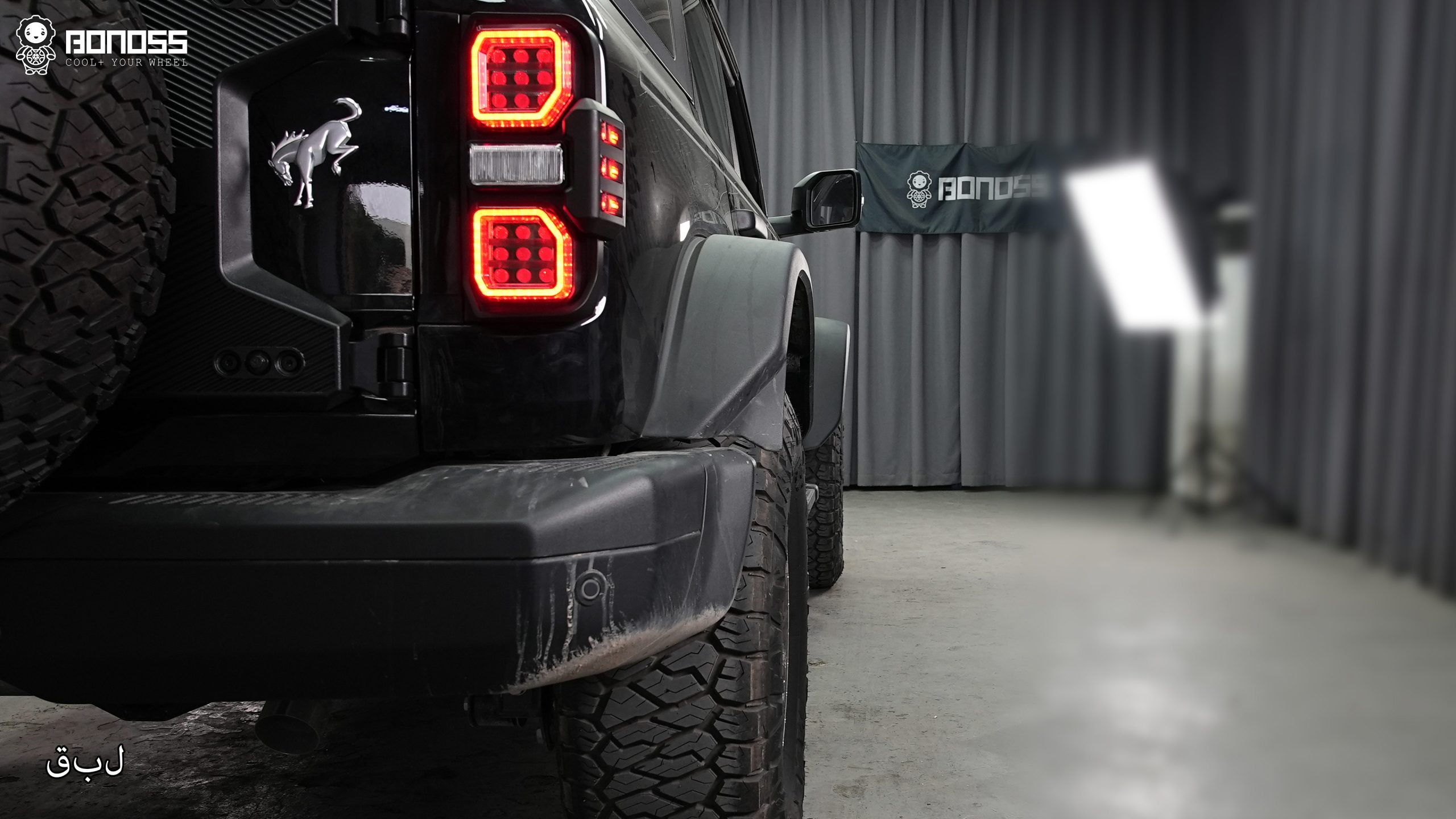 BONOSS Forged Active Cooling Wheel Spacers for 2024 Ford Bronco 35mm Front 35mm Rear (11)