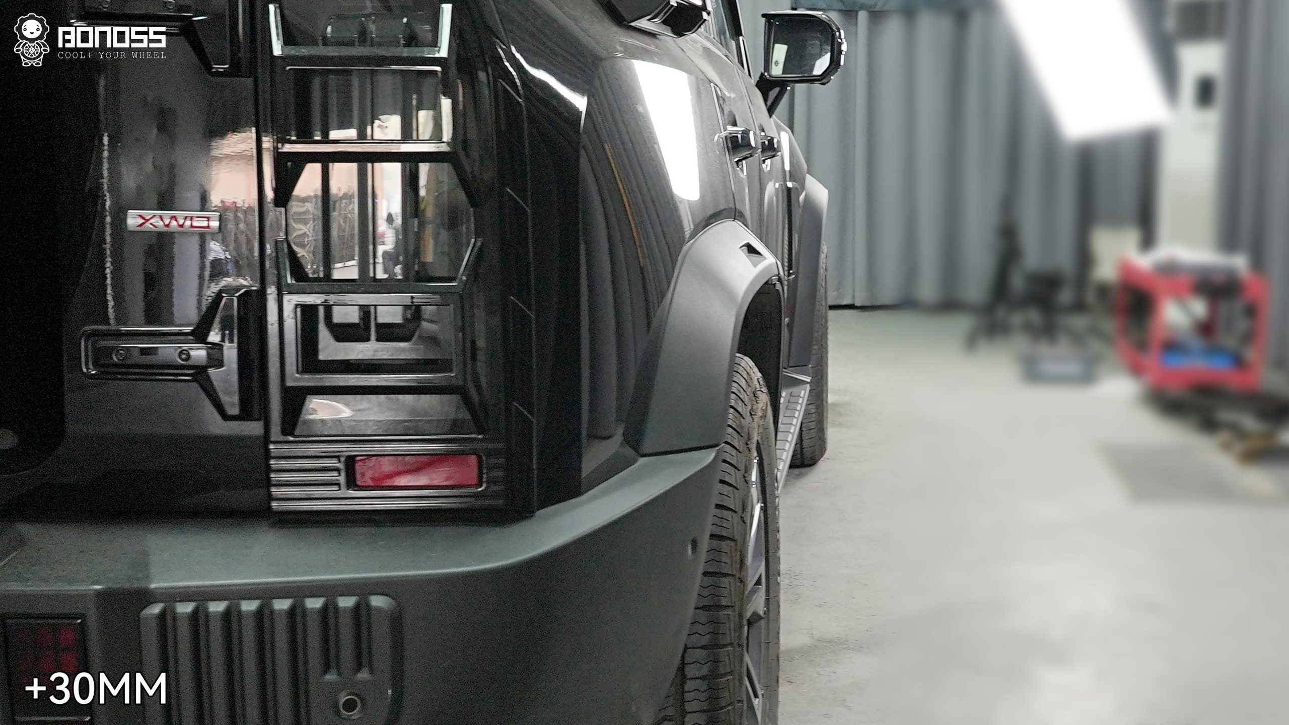 BONOSS Forged Active Cooling Wheel Spacers for 2024 Jetour Traveler Front 25mm Rear 30mm (6)