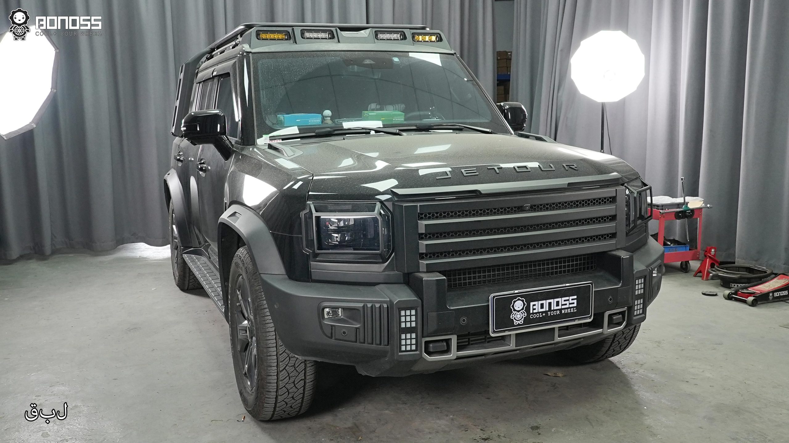 BONOSS Forged Active Cooling Wheel Spacers for 2024 Jetour Traveler Front 25mm Rear 30mm (7)