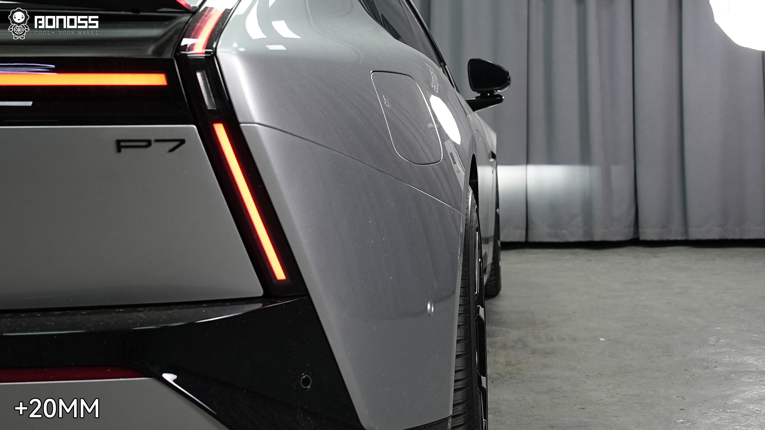 BONOSS Forged Active Cooling Wheel Spacers for 2025 XPeng P7 20mm Front 20mm Rear (6)