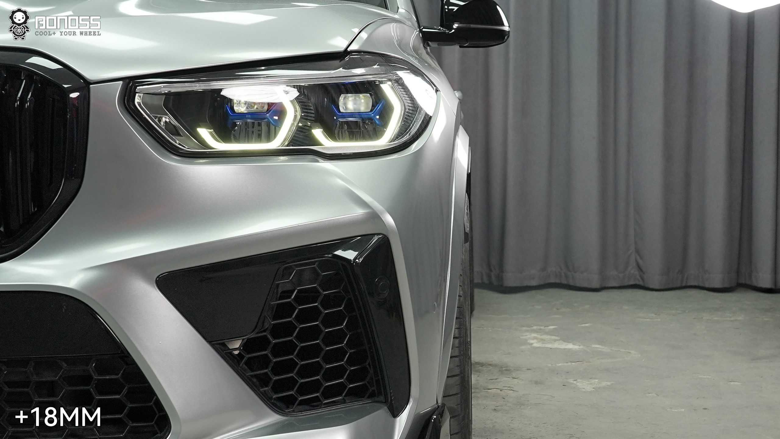 BONOSS Forged Active Cooling Wheel Spacers for BMW X5 18mm Front 30mm Rear (4)