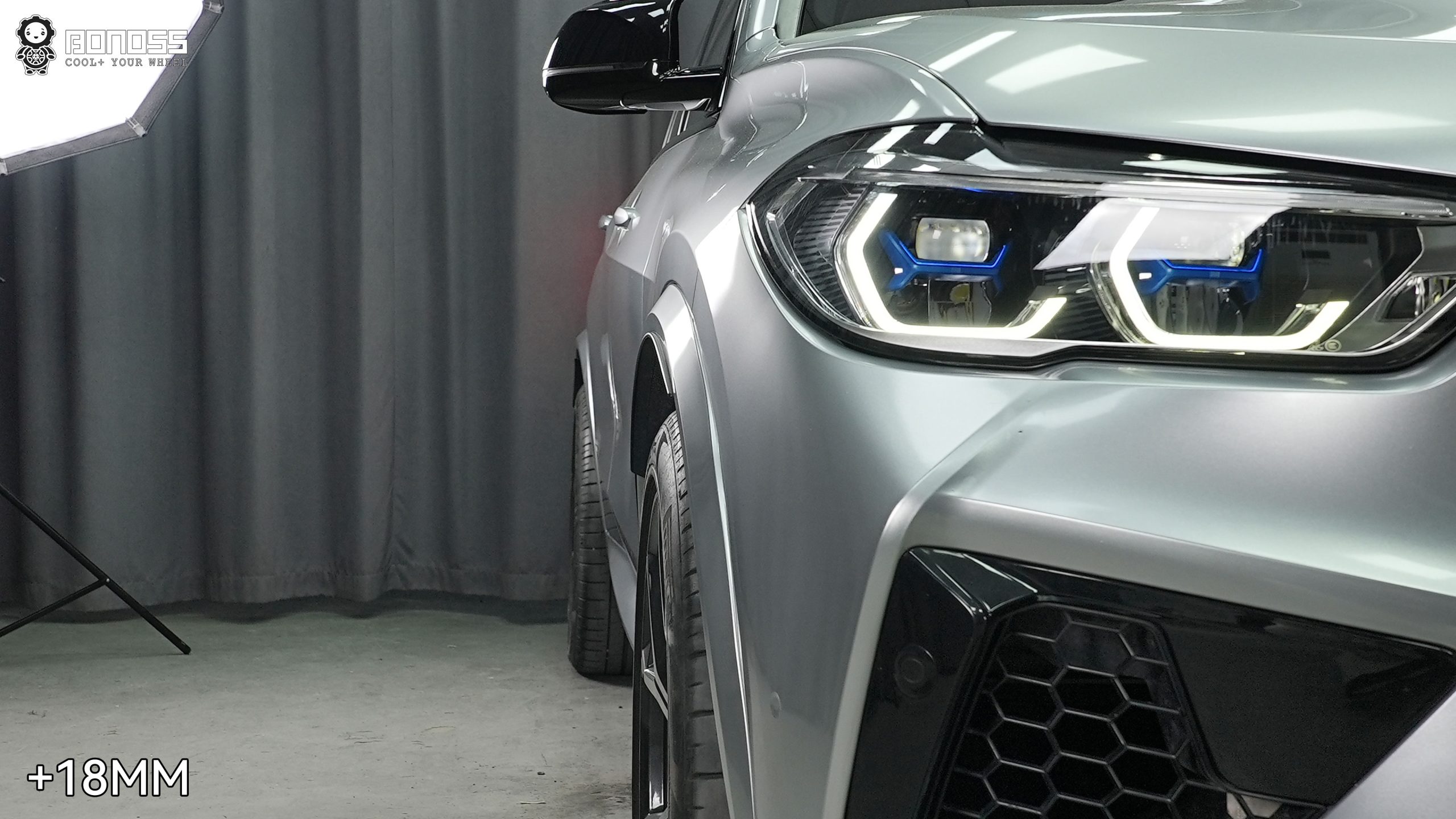 BONOSS Forged Active Cooling Wheel Spacers for BMW X5 18mm Front 30mm Rear (5)