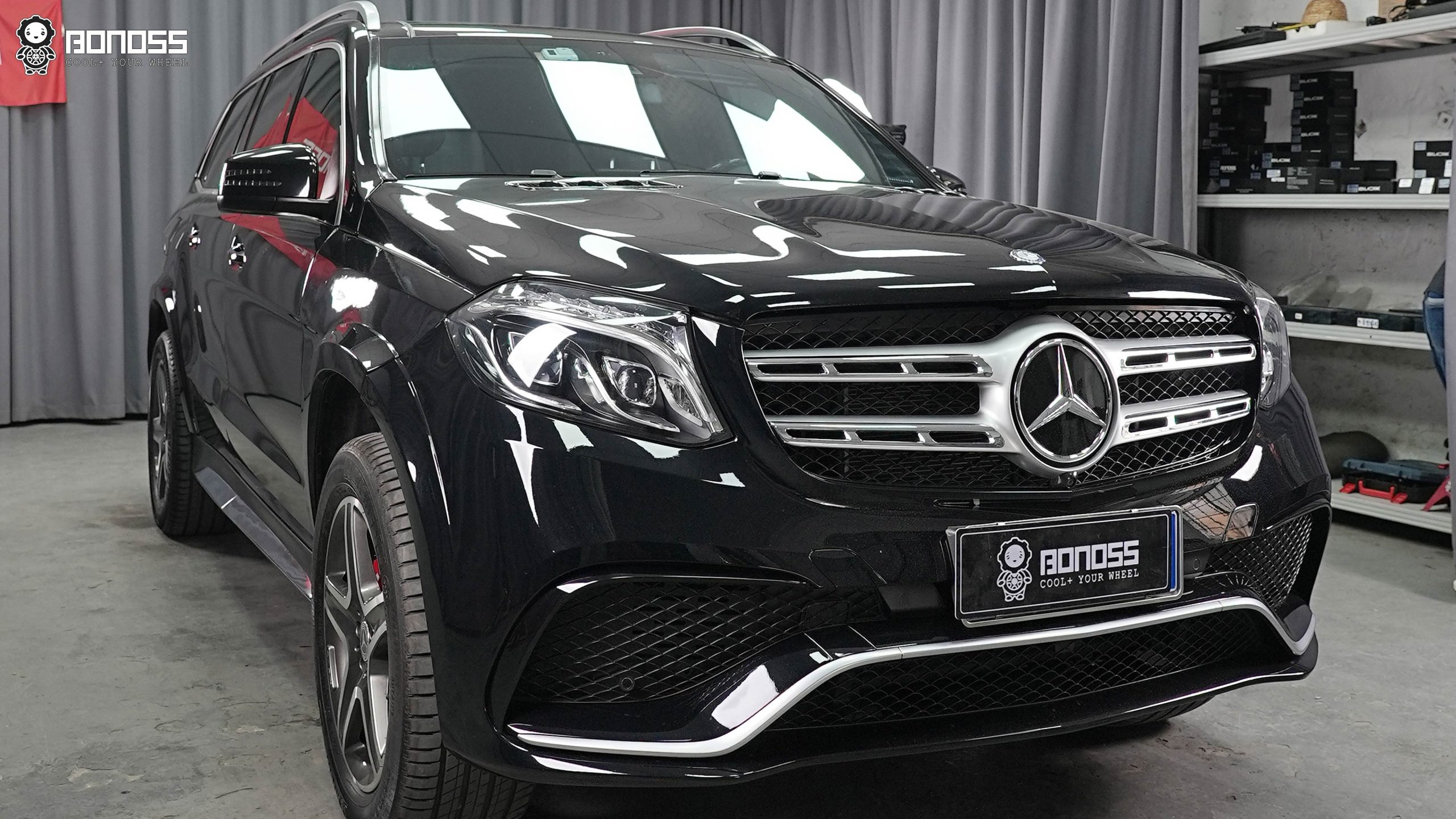 BONOSS Forged Active Cooling Wheel Spacers for Mercedes-Benz GL450 Front 30mm Rear 35mm (1)