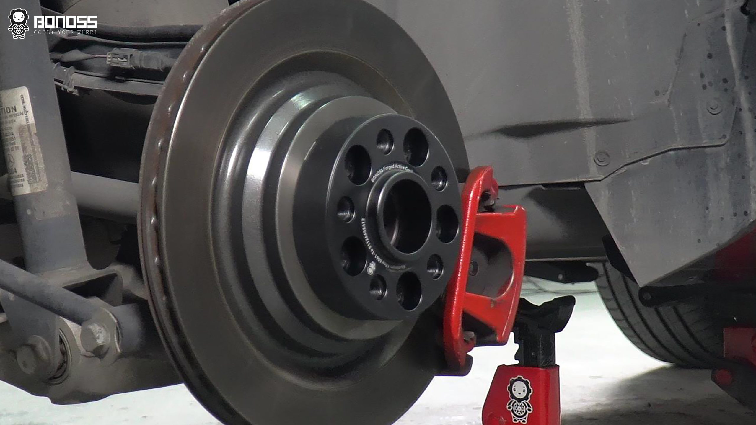 BONOSS Forged Active Cooling Wheel Spacers for Mercedes-Benz GL450 Front 30mm Rear 35mm (11)