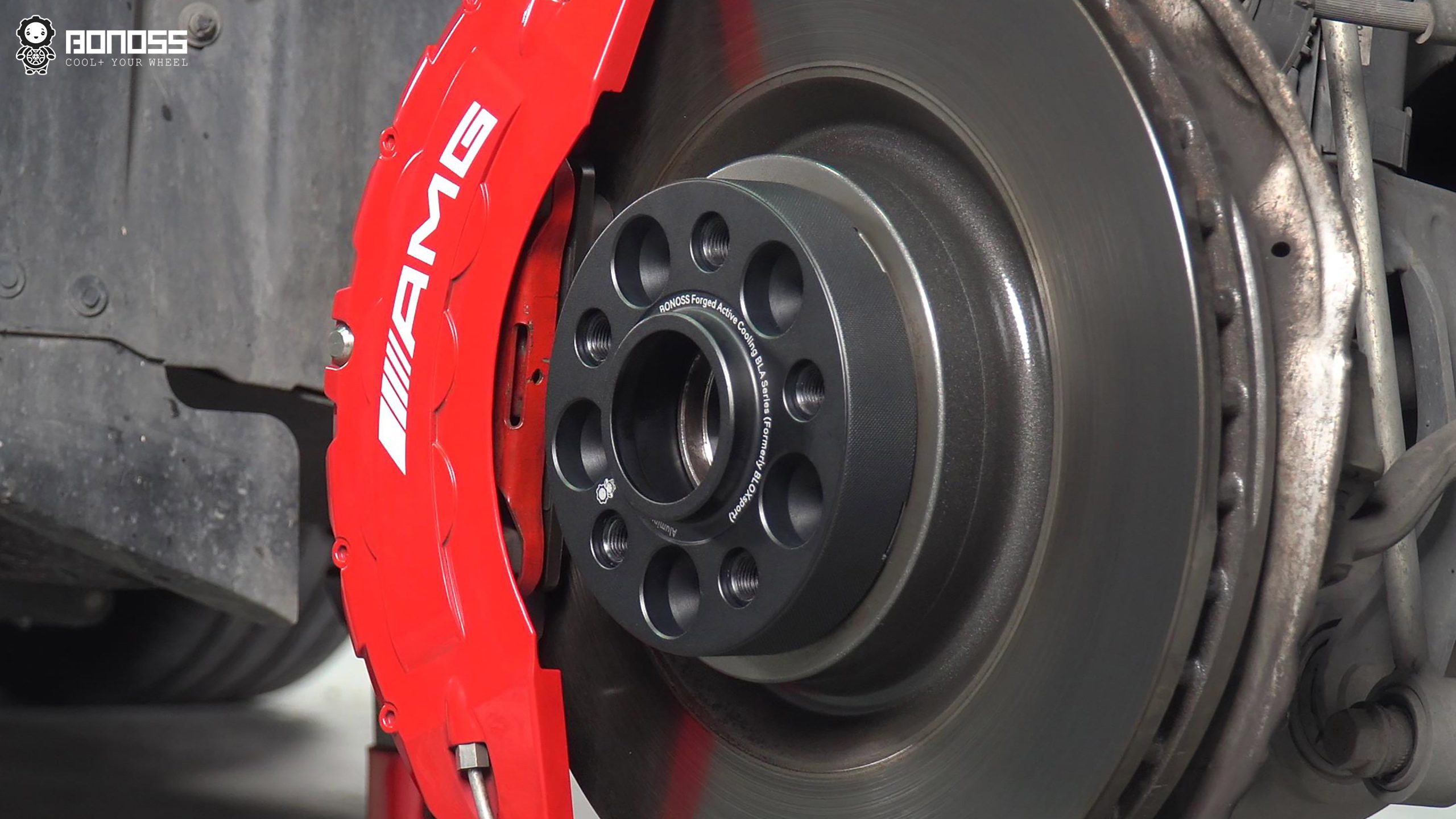 BONOSS Forged Active Cooling Wheel Spacers for Mercedes-Benz GL450 Front 30mm Rear 35mm (12)