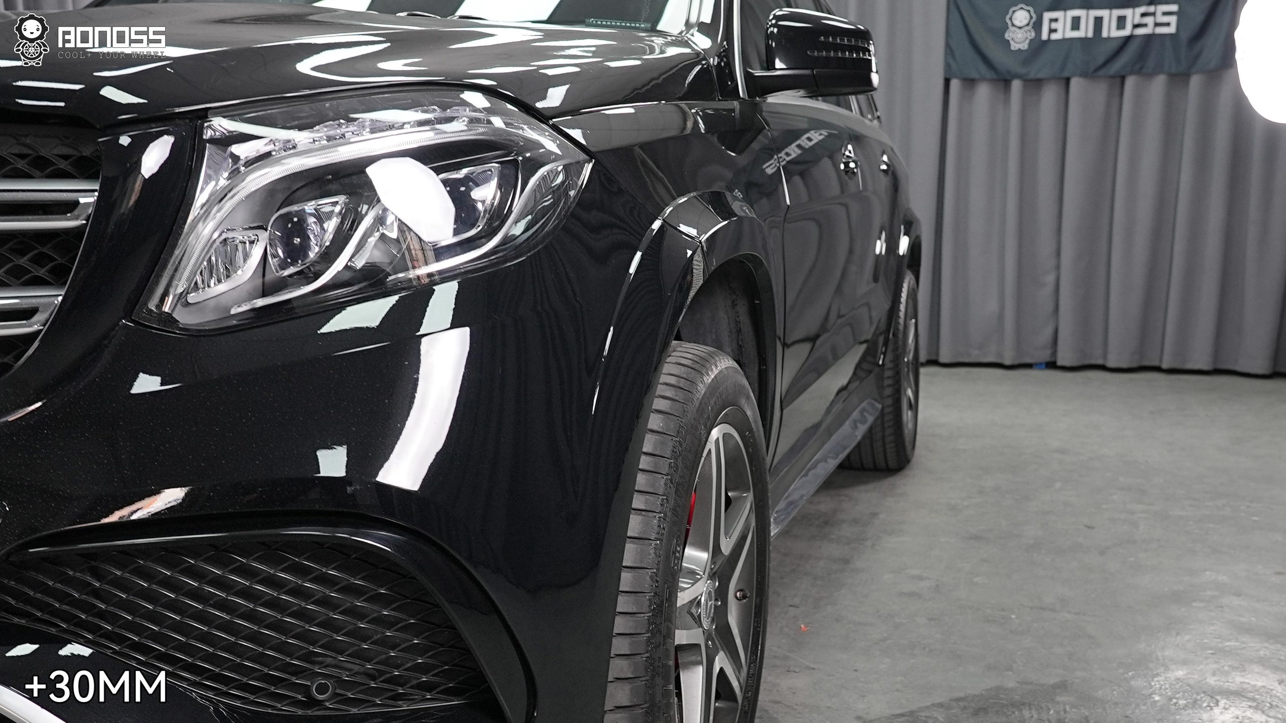 BONOSS Forged Active Cooling Wheel Spacers for Mercedes-Benz GL450 Front 30mm Rear 35mm (2)