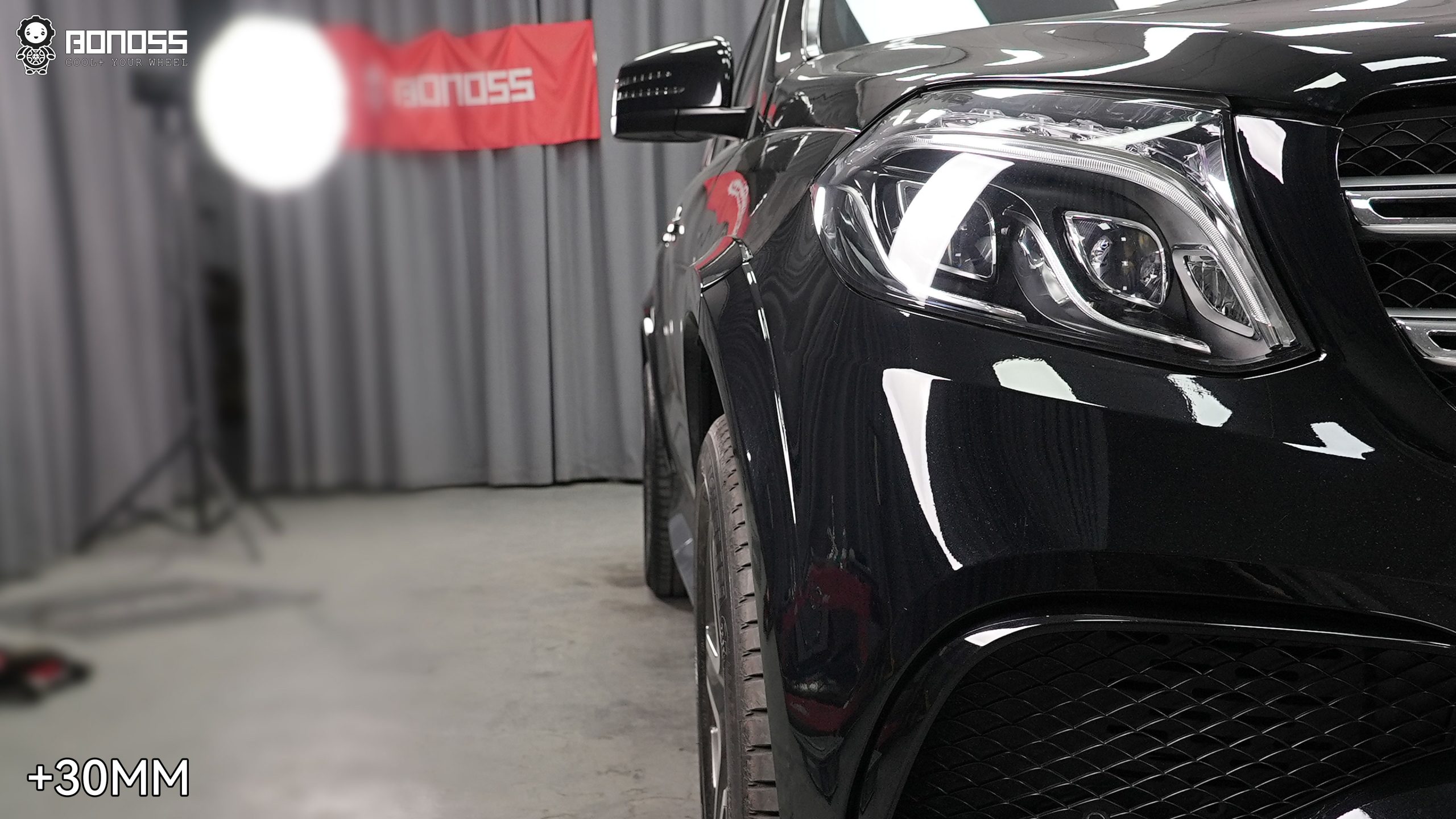 BONOSS Forged Active Cooling Wheel Spacers for Mercedes-Benz GL450 Front 30mm Rear 35mm (3)