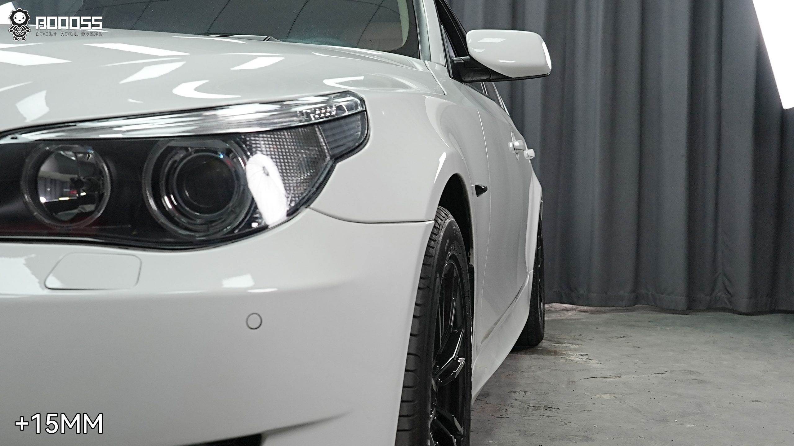 BONOSS Forged Lightweight Plus Wheel Spacers for 2007 BMW 530i 15mm Front 25mm Rear (2)