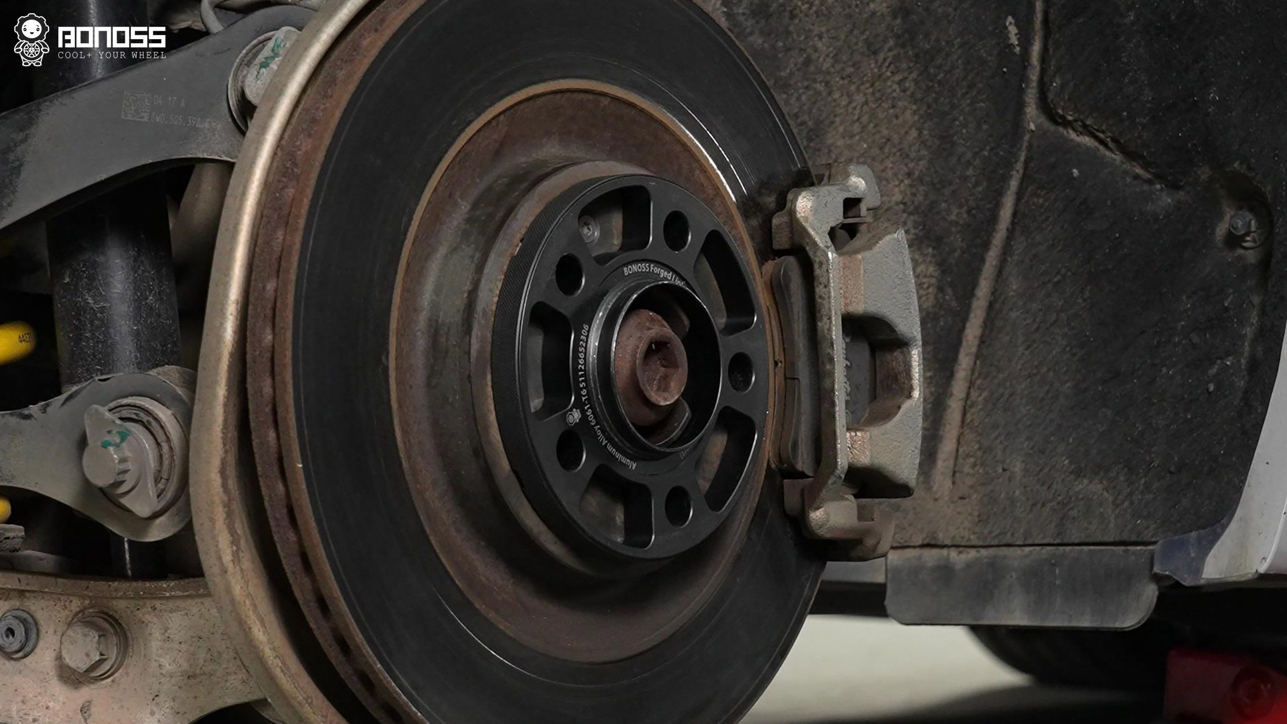 BONOSS Forged Lightweight Plus Wheel Spacers for 2017 Audi A5 12mm Front 15mm Rear (12)