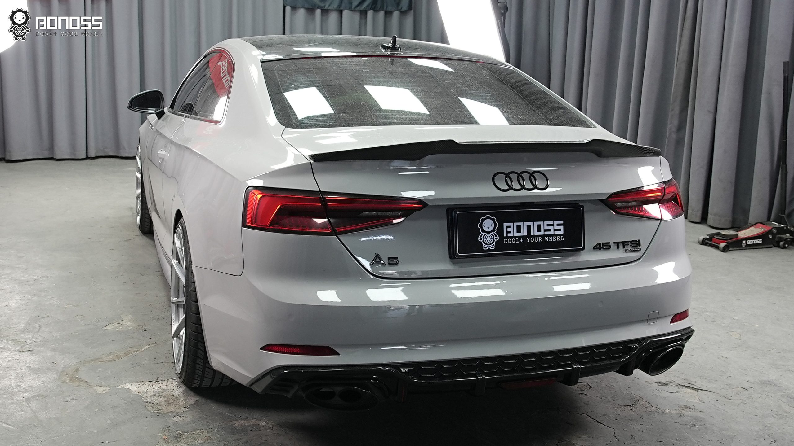 BONOSS Forged Lightweight Plus Wheel Spacers for 2017 Audi A5 12mm Front 15mm Rear (2)