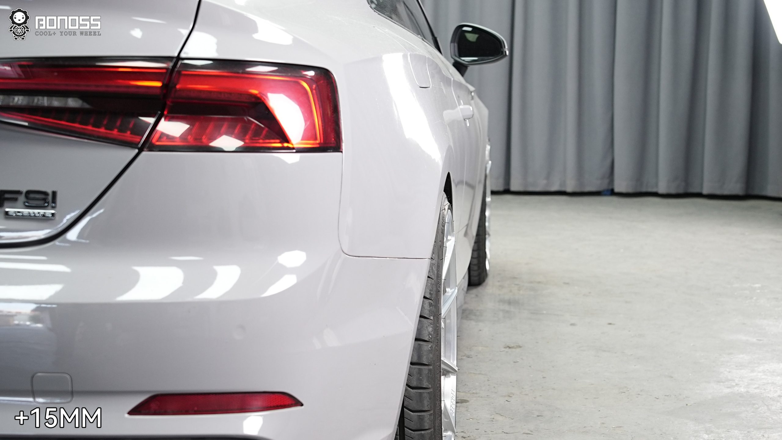 BONOSS Forged Lightweight Plus Wheel Spacers for 2017 Audi A5 12mm Front 15mm Rear (6)