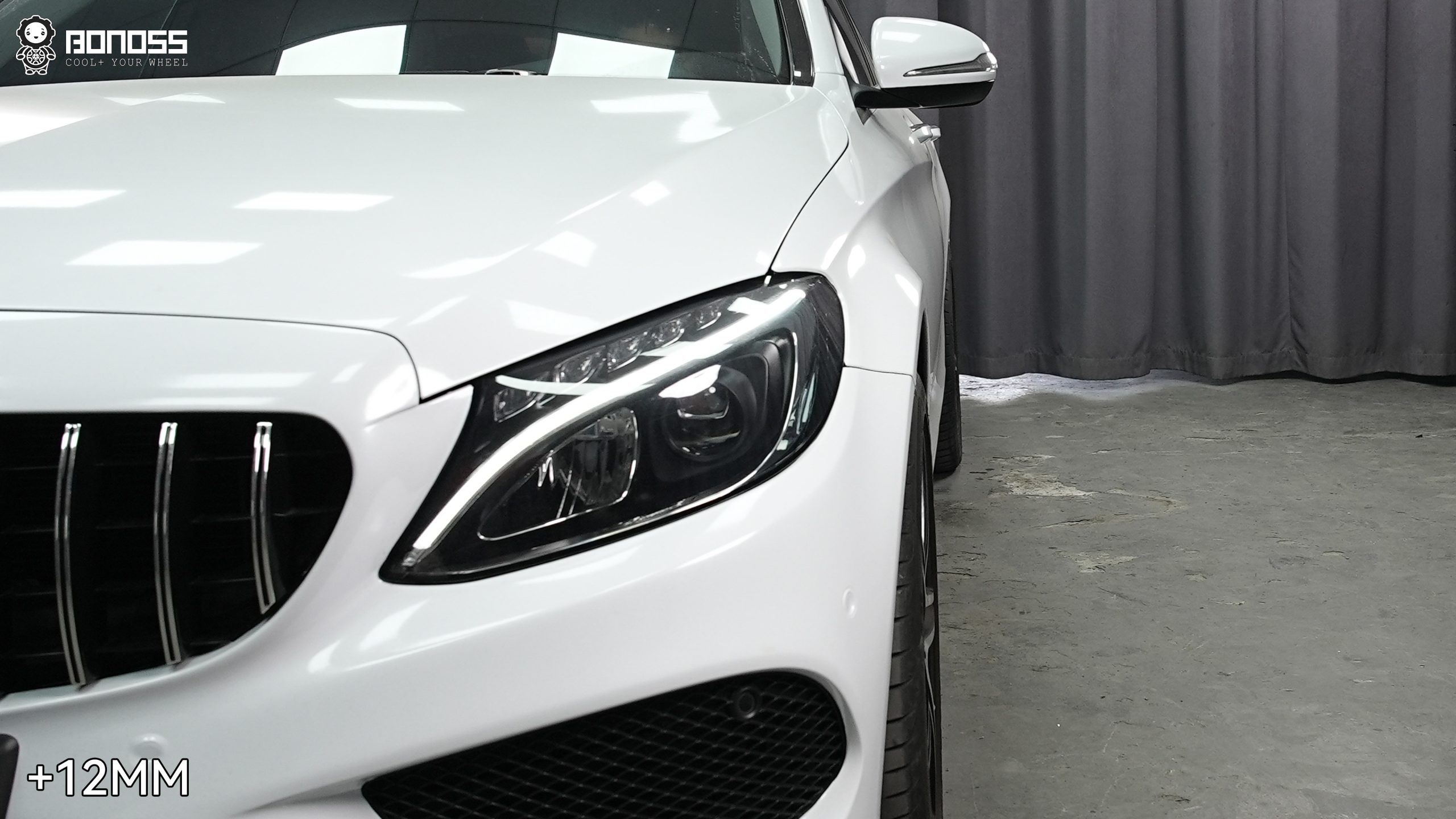 BONOSS Forged Lightweight Plus Wheel Spacers for 2018 Mercedes-Benz C-Class 12mm Front 15mm Rear (3)