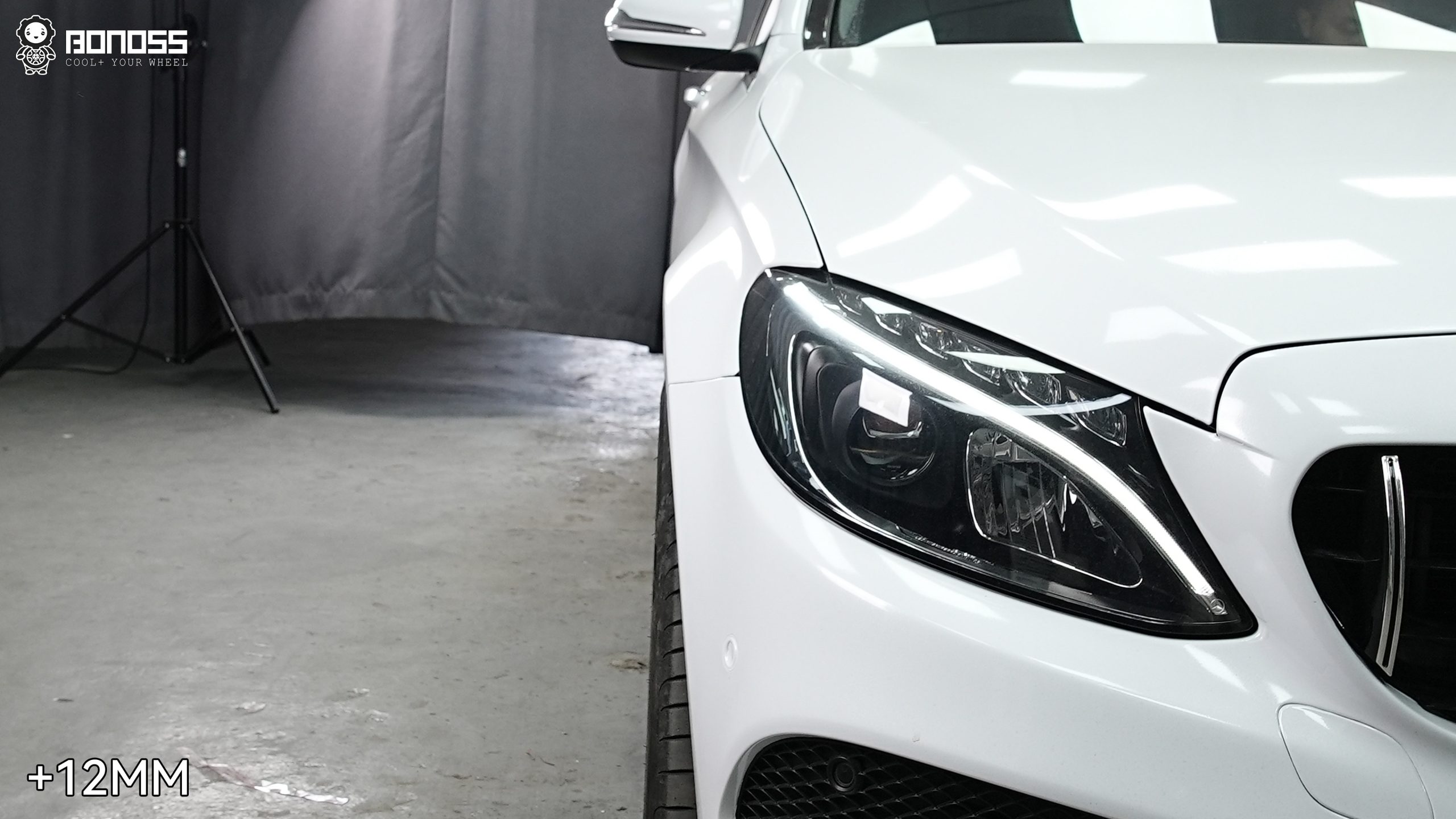 BONOSS Forged Lightweight Plus Wheel Spacers for 2018 Mercedes-Benz C-Class 12mm Front 15mm Rear (4)