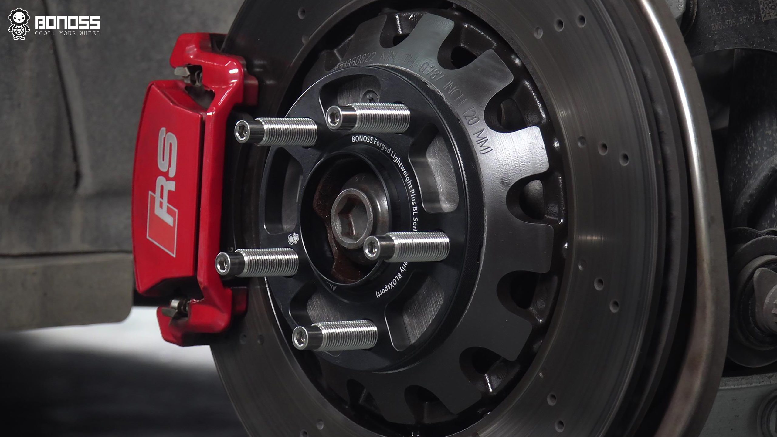 BONOSS Forged Lightweight Plus Wheel Spacers for 2021 Audi RS4 12mm Front 12mm Rear (13)