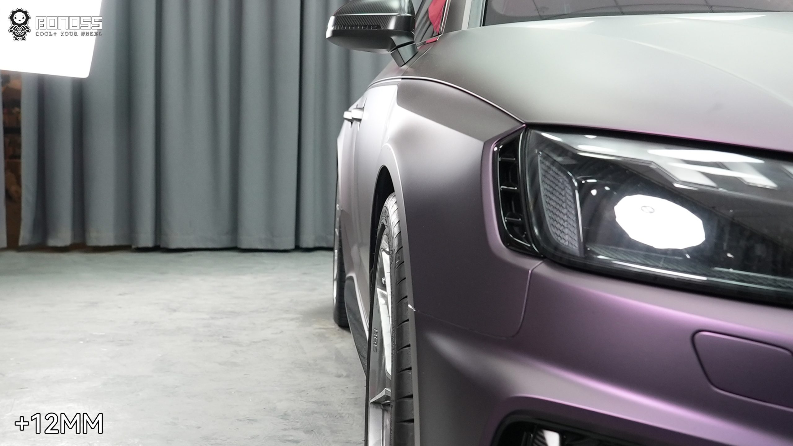 BONOSS Forged Lightweight Plus Wheel Spacers for 2021 Audi RS4 12mm Front 12mm Rear (4)