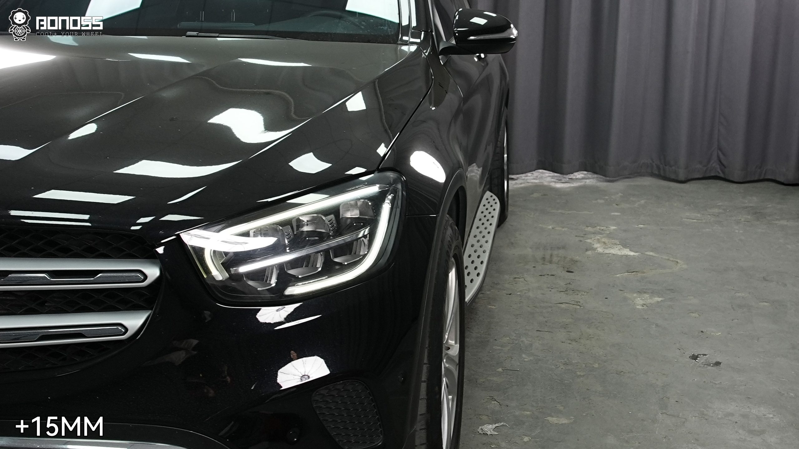 BONOSS Forged Lightweight Plus Wheel Spacers for Mercedes-Benz GLC300 15mm Front 20mm Rear (3)