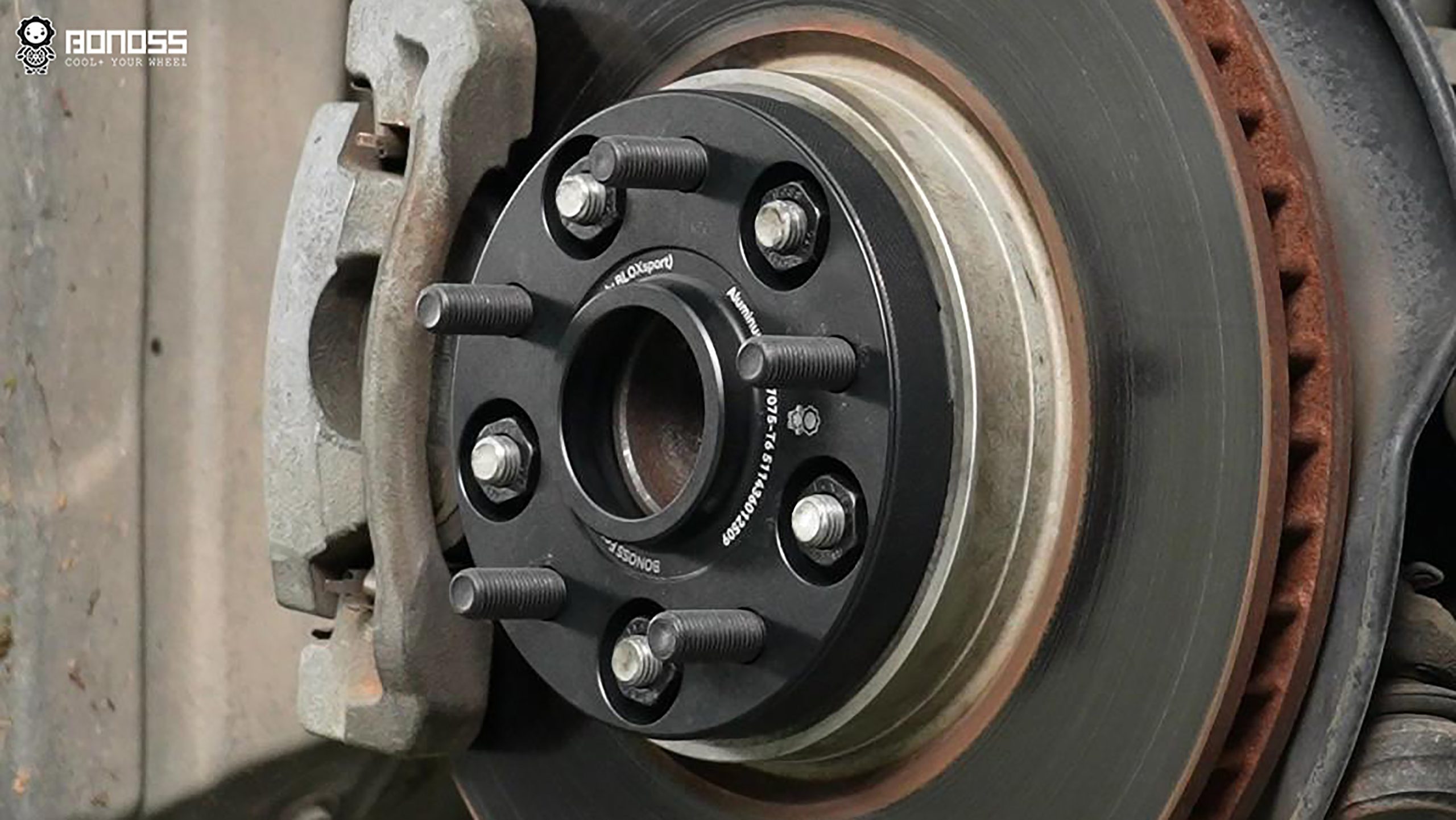 BONOSS Forged Active Cooling Wheel Spacers for 2007 Toyota Mark X 20mm Front 20mm Rear (13)