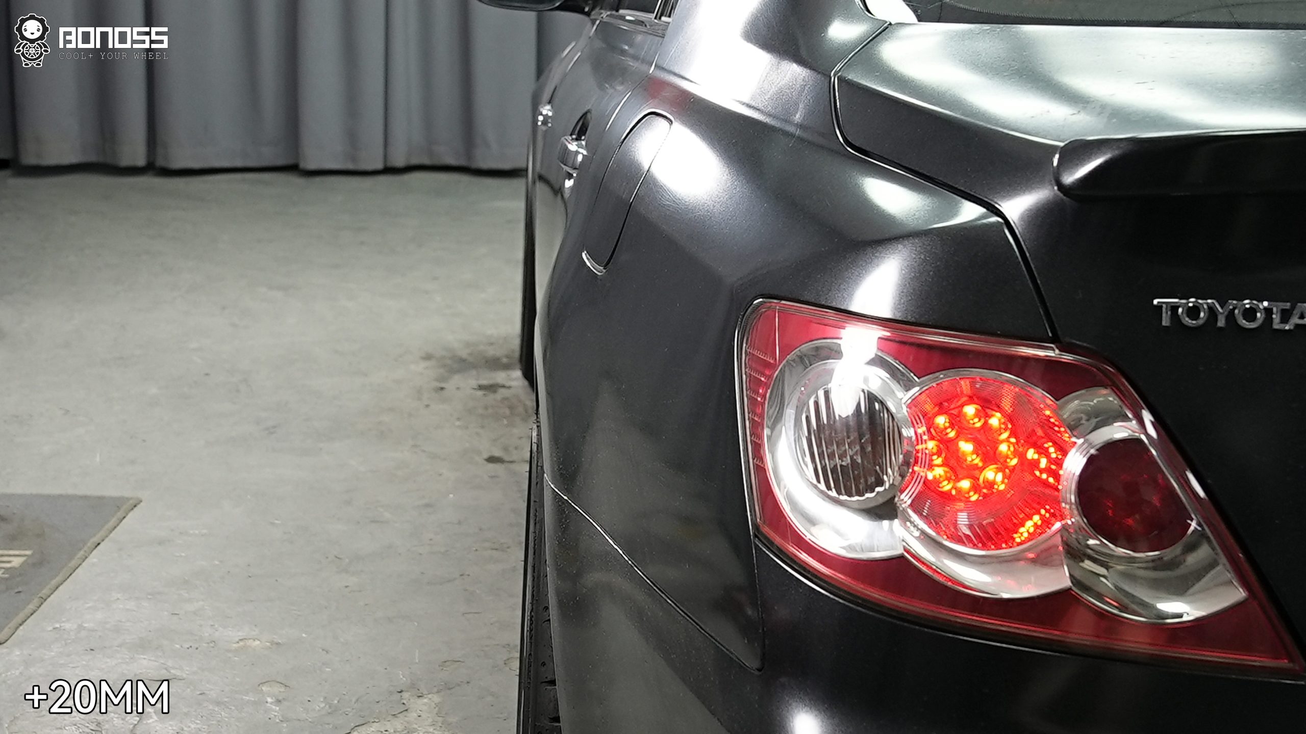 BONOSS Forged Active Cooling Wheel Spacers for 2007 Toyota Mark X 20mm Front 20mm Rear (5)