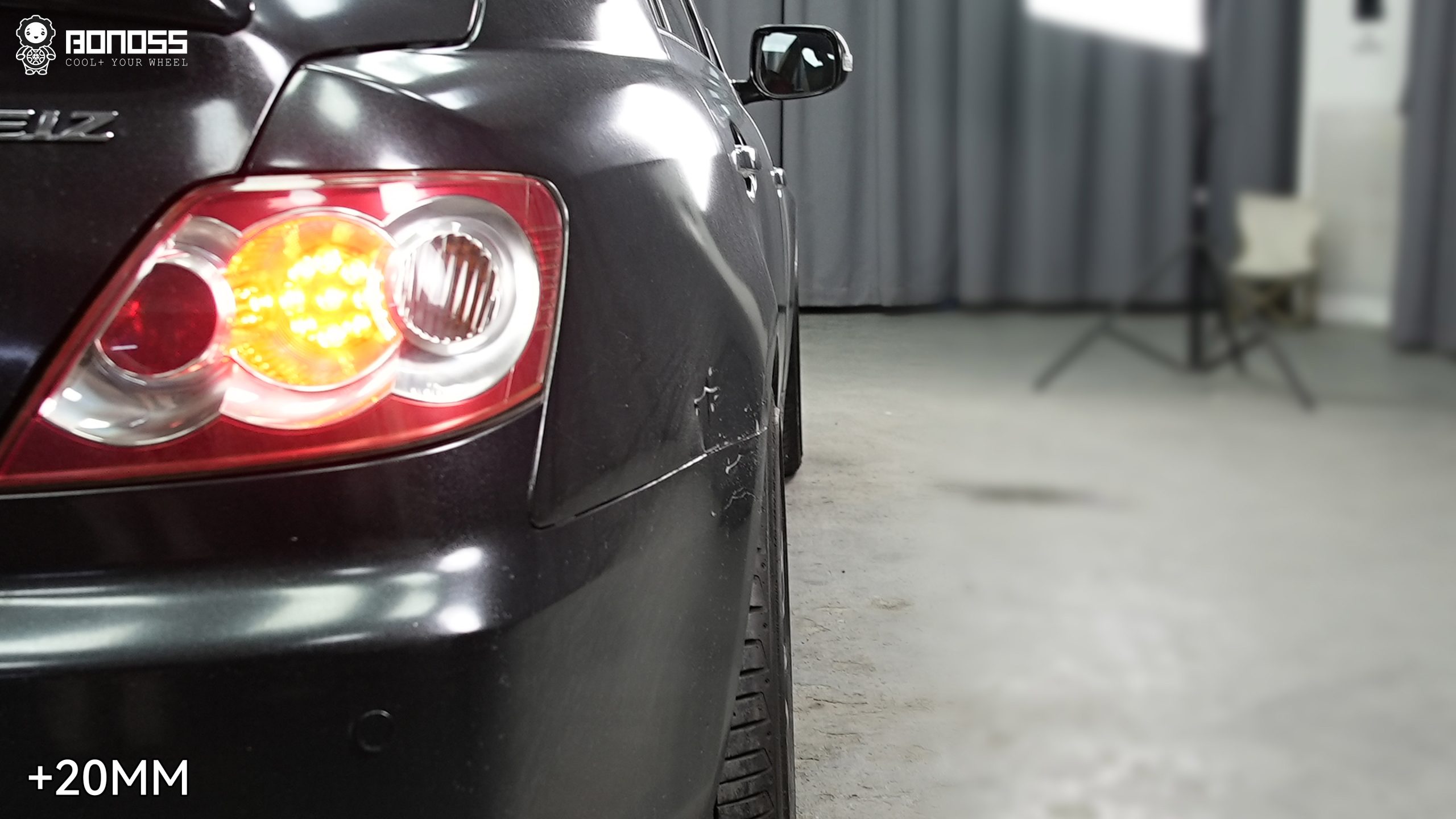 BONOSS Forged Active Cooling Wheel Spacers for 2007 Toyota Mark X 20mm Front 20mm Rear (6)