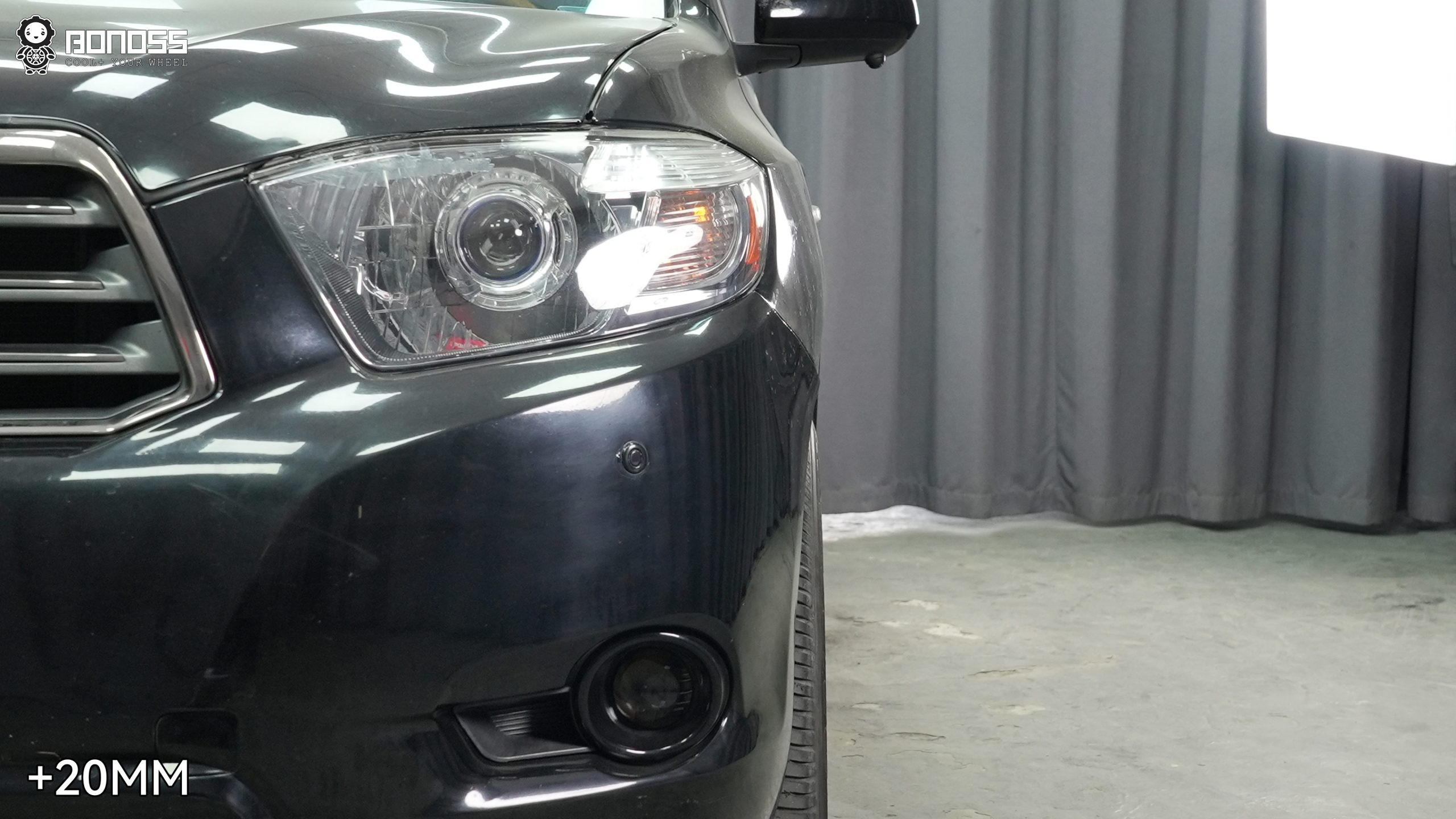 BONOSS Forged Active Cooling Wheel Spacers for 2009 Toyota Highlander 20mm Front 20mm Rear (3)