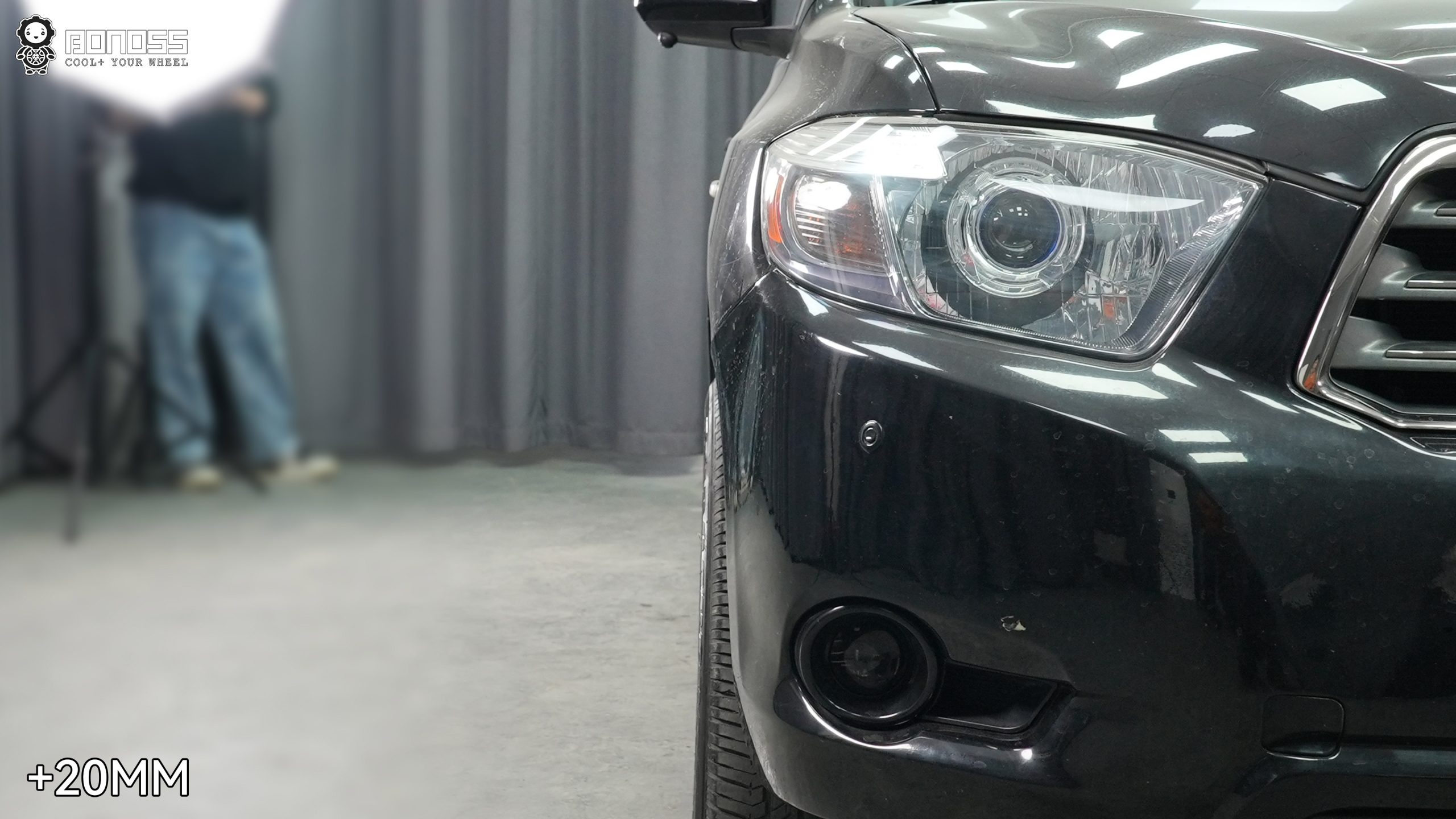 BONOSS Forged Active Cooling Wheel Spacers for 2009 Toyota Highlander 20mm Front 20mm Rear (4)