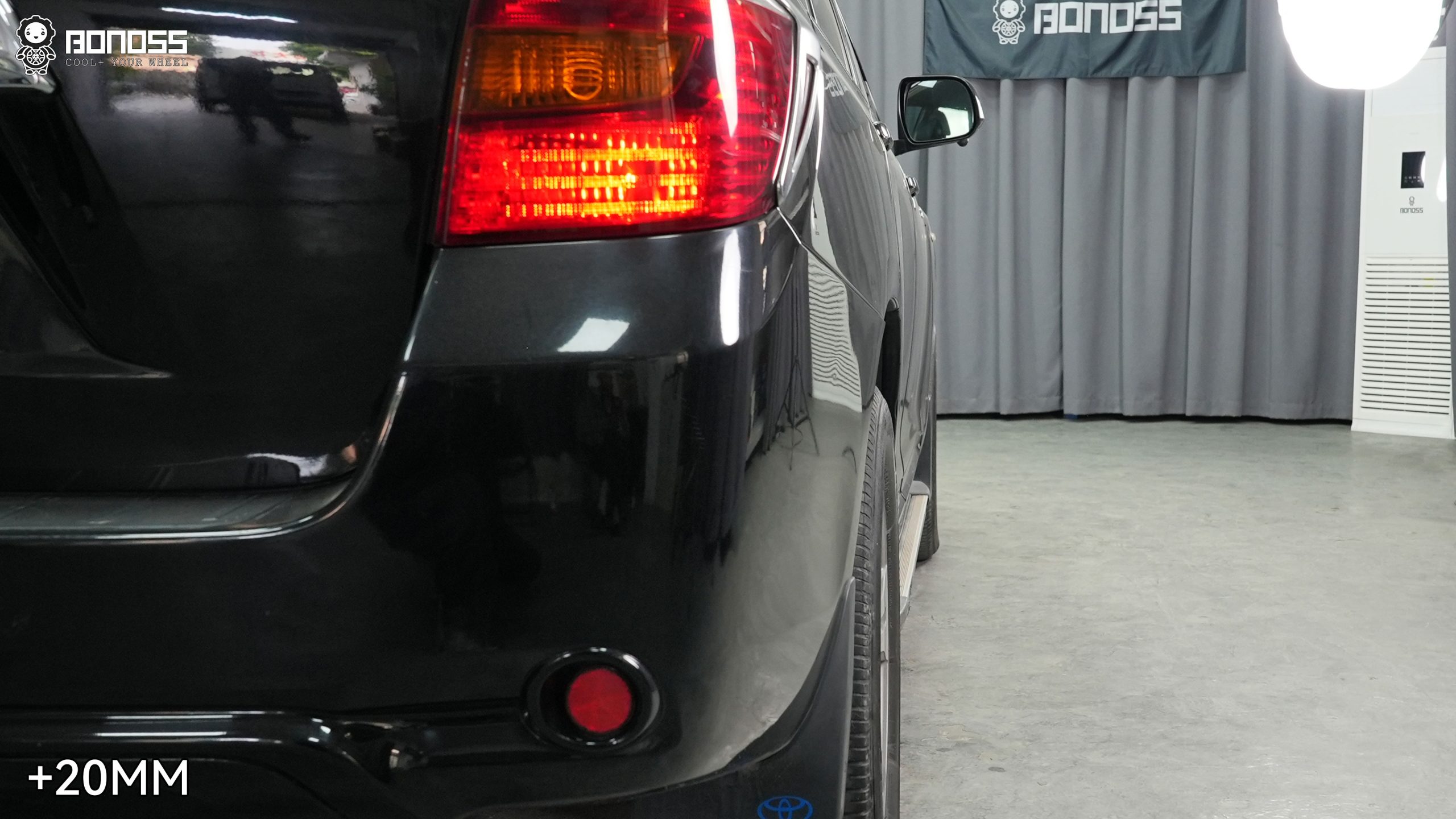 BONOSS Forged Active Cooling Wheel Spacers for 2009 Toyota Highlander 20mm Front 20mm Rear (6)