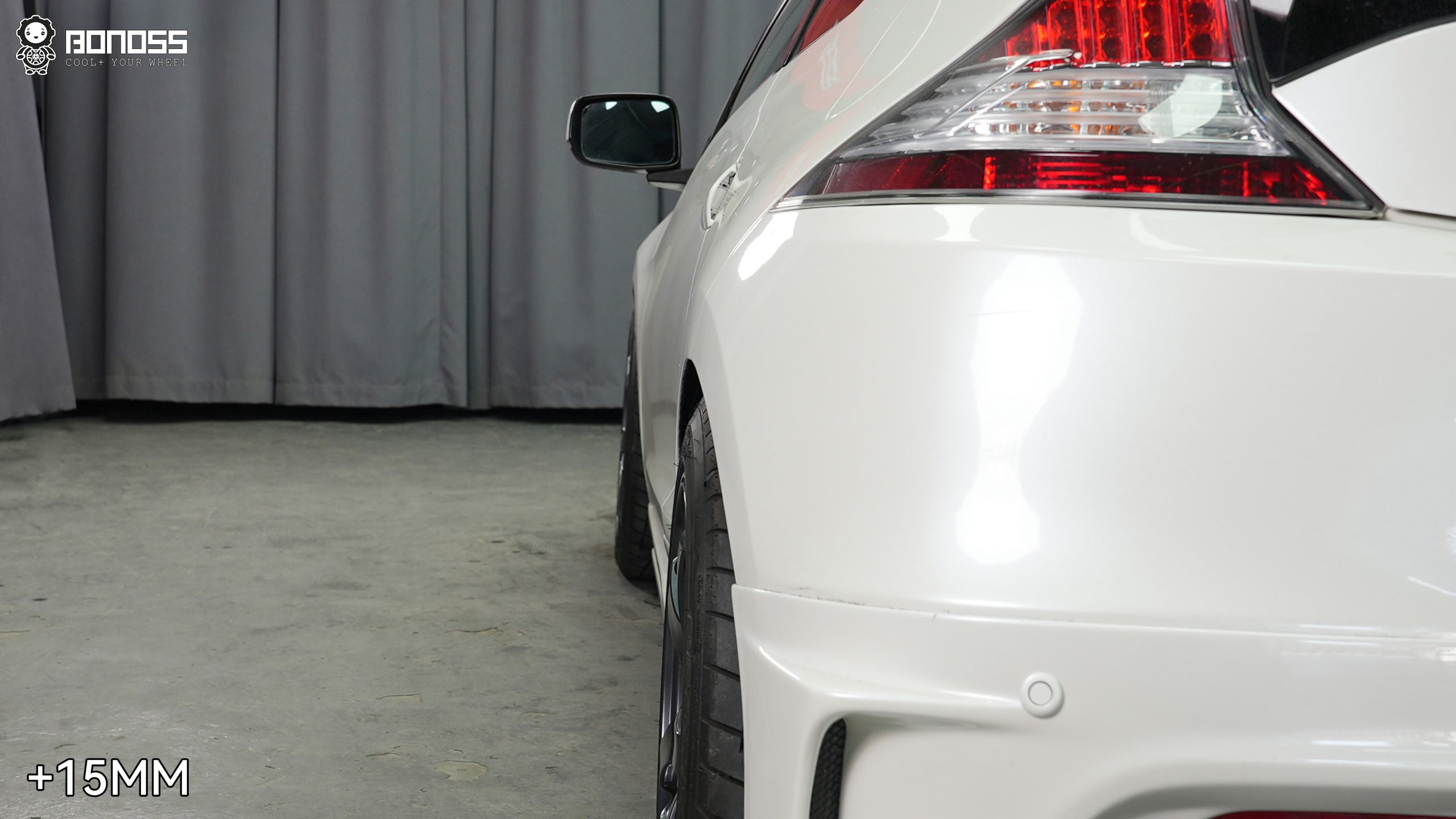 BONOSS Forged Active Cooling Wheel Spacers for 2012 Honda CR-Z 15mm Front 15mm Rear (5)