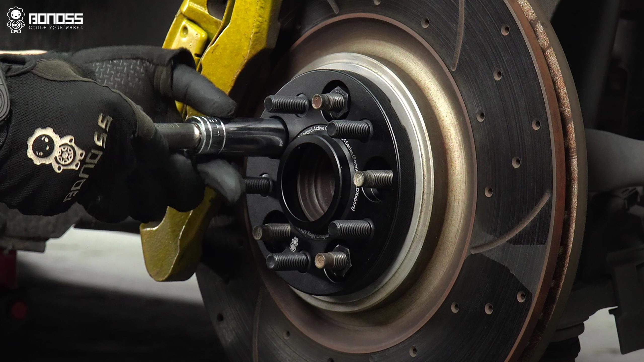 BONOSS Forged Active Cooling Wheel Spacers for 2014 Jaguar XF 15mm Front 15mm Rear (12)