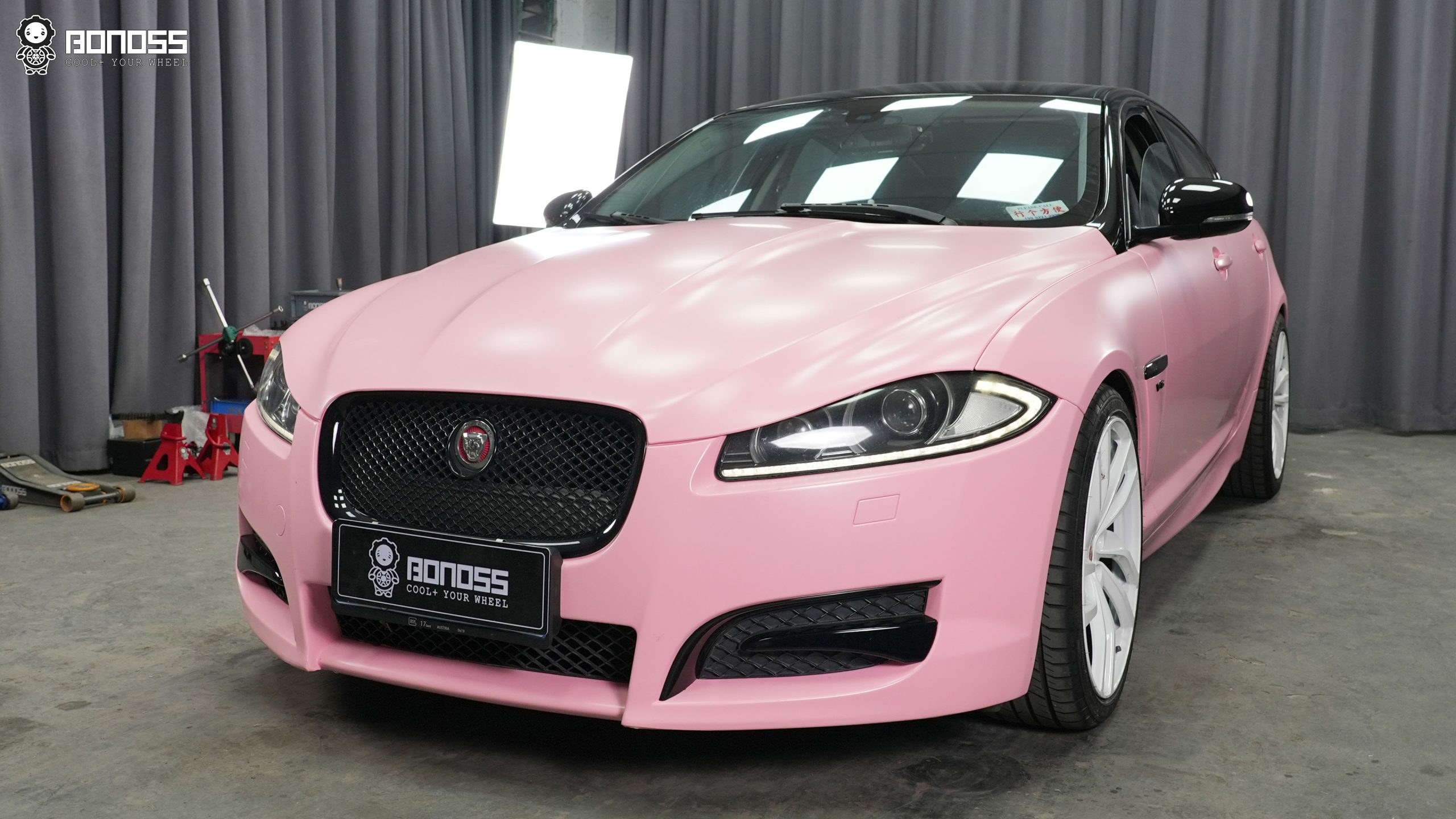 BONOSS Forged Active Cooling Wheel Spacers for 2014 Jaguar XF 15mm Front 15mm Rear (2)