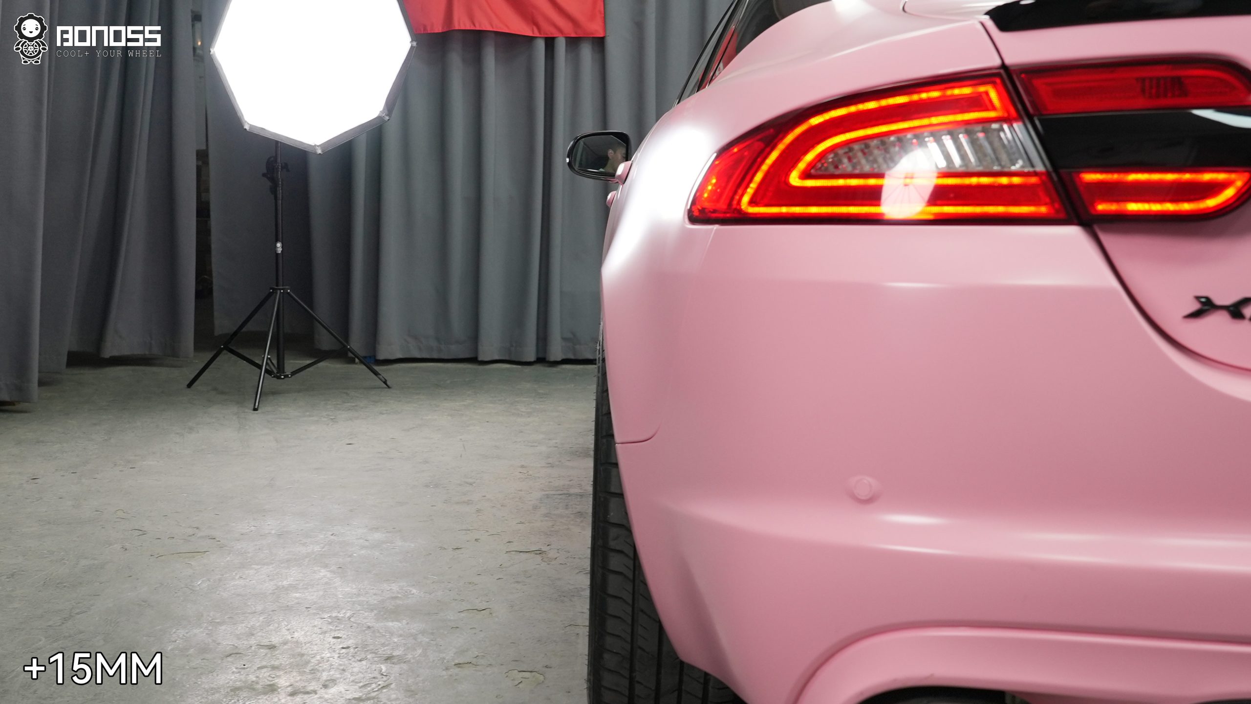 BONOSS Forged Active Cooling Wheel Spacers for 2014 Jaguar XF 15mm Front 15mm Rear (5)