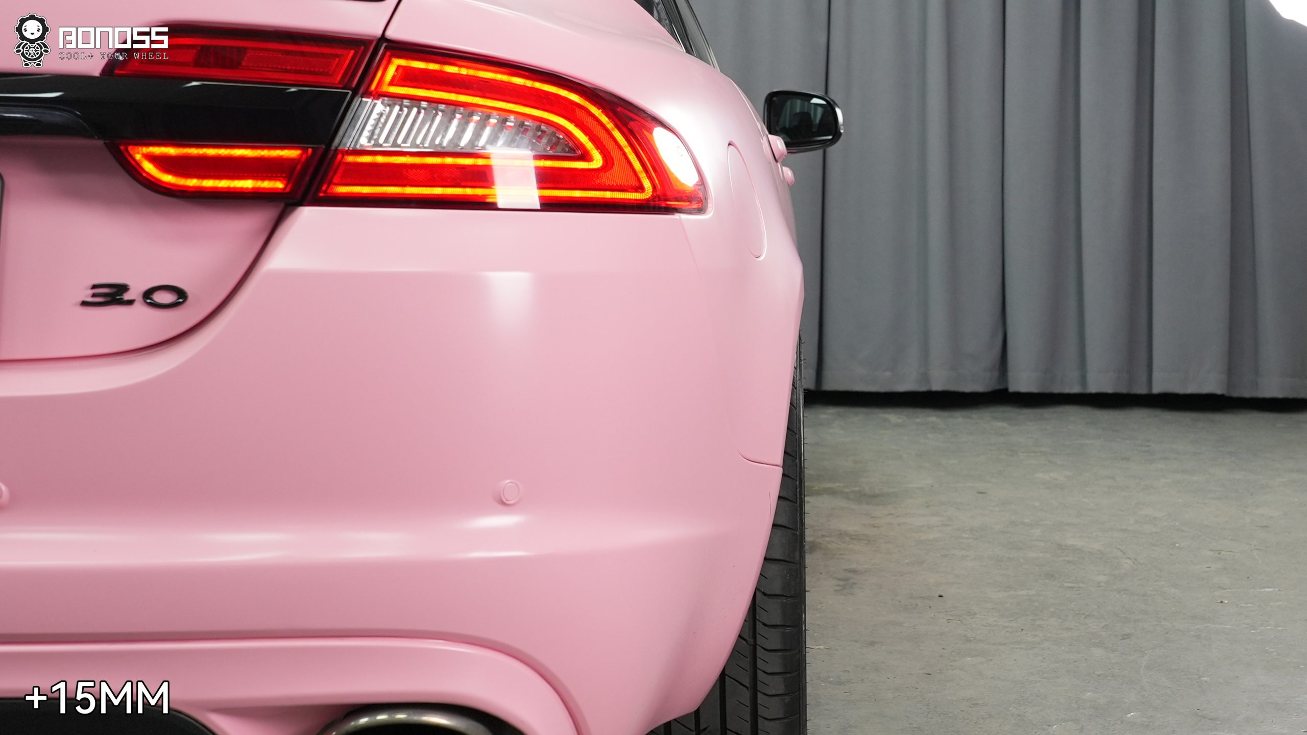 BONOSS Forged Active Cooling Wheel Spacers for 2014 Jaguar XF 15mm Front 15mm Rear (6)