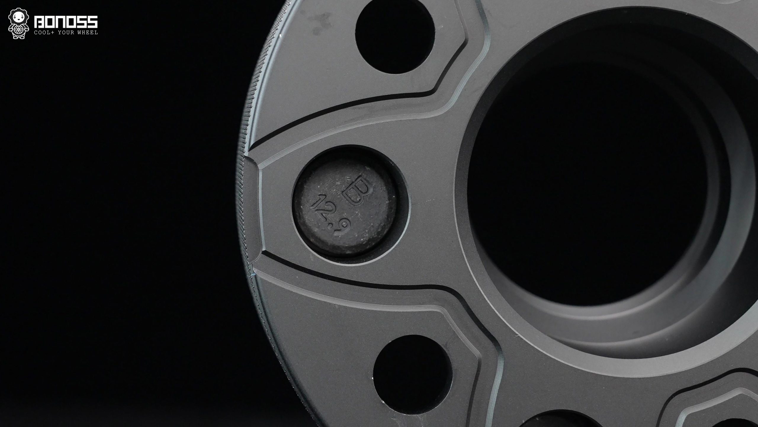 BONOSS Forged Active Cooling Wheel Spacers for 2015 Land Rover Range Rover Evoque 25mm Front 30mm Rear (1)