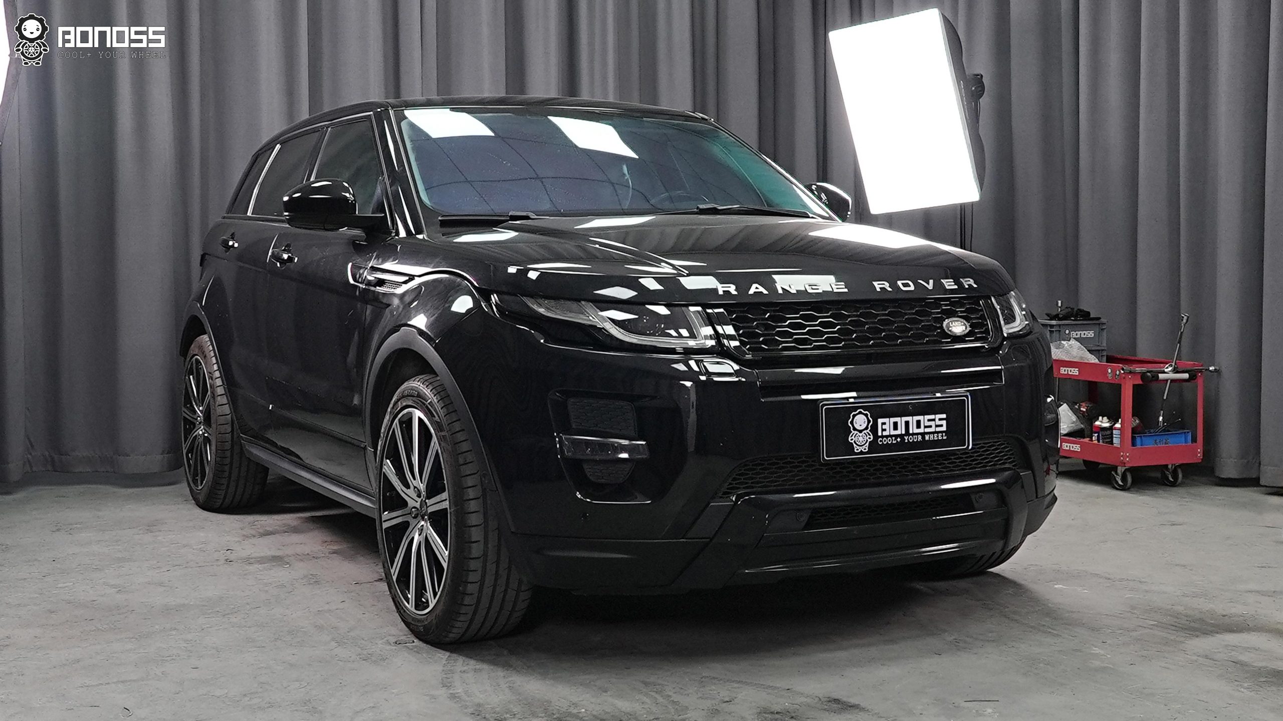 BONOSS Forged Active Cooling Wheel Spacers for 2015 Land Rover Range Rover Evoque 25mm Front 30mm Rear (2)