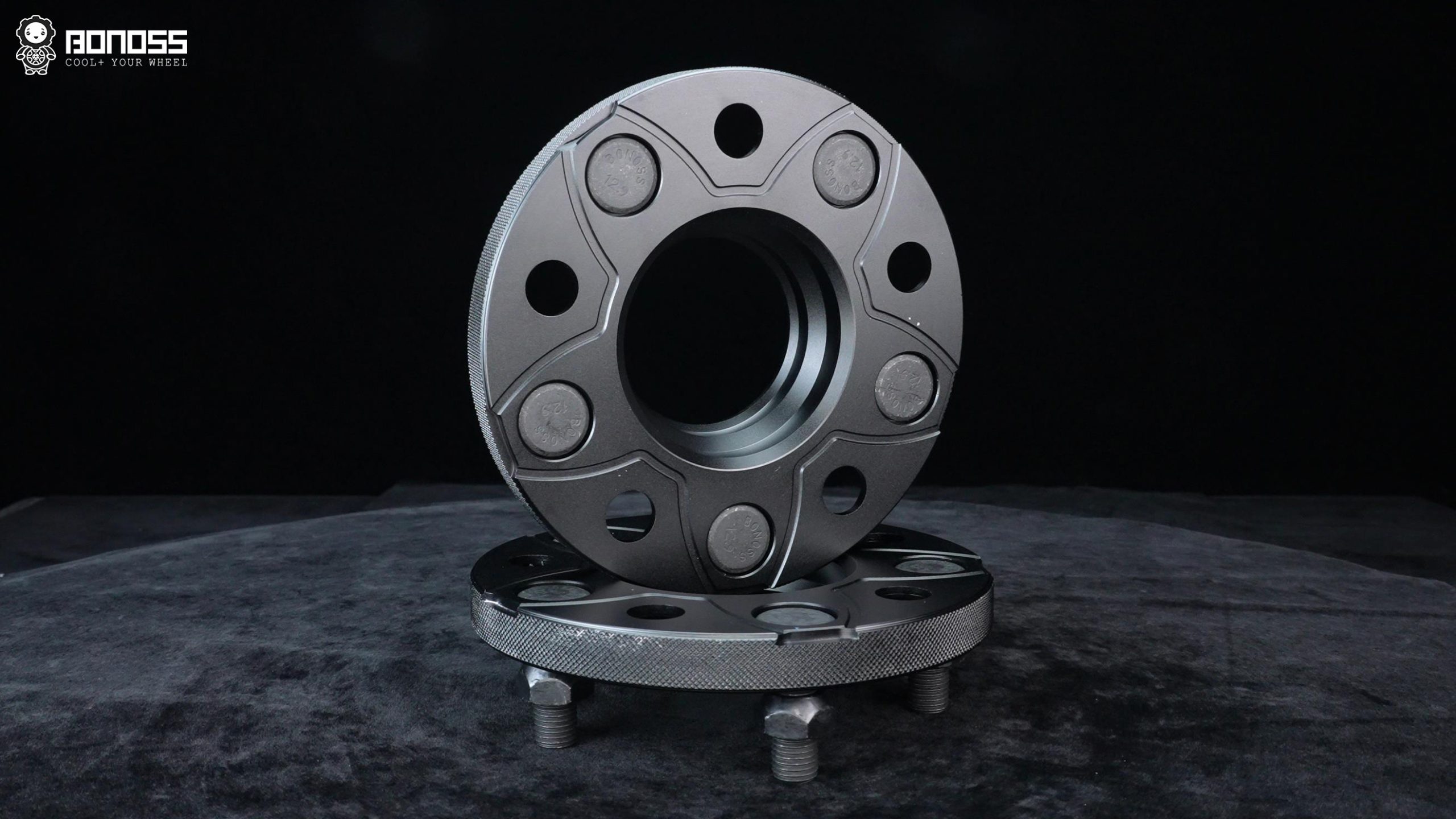 BONOSS Forged Active Cooling Wheel Spacers for 2018 Mazda Mazda6 20mm Front 20mm Rear (1)