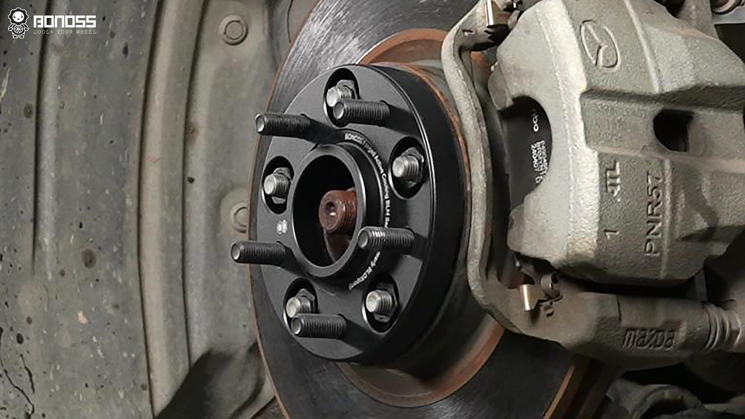 BONOSS Forged Active Cooling Wheel Spacers for 2018 Mazda Mazda6 20mm Front 20mm Rear (13)