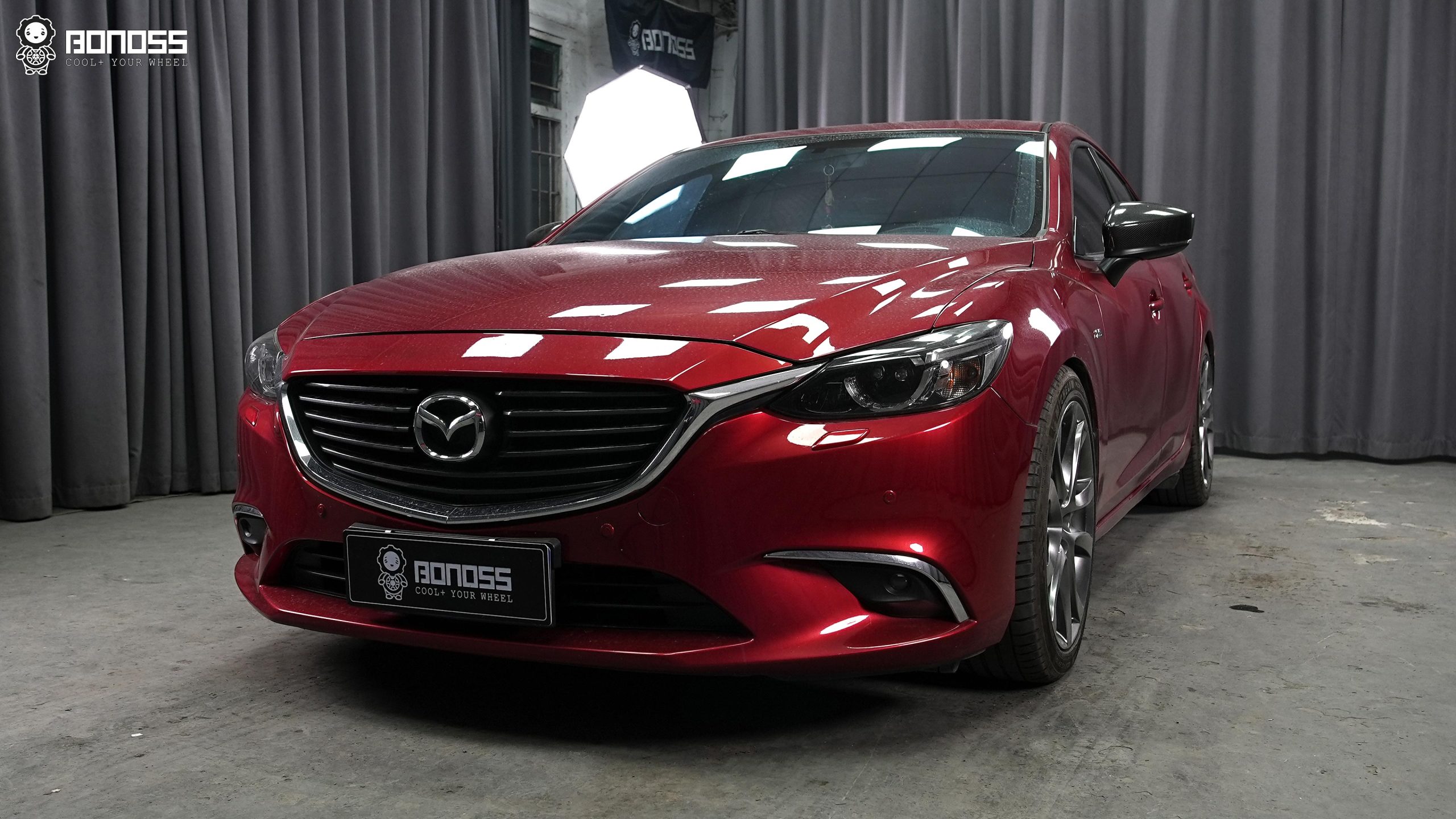 BONOSS Forged Active Cooling Wheel Spacers for 2018 Mazda Mazda6 20mm Front 20mm Rear (2)