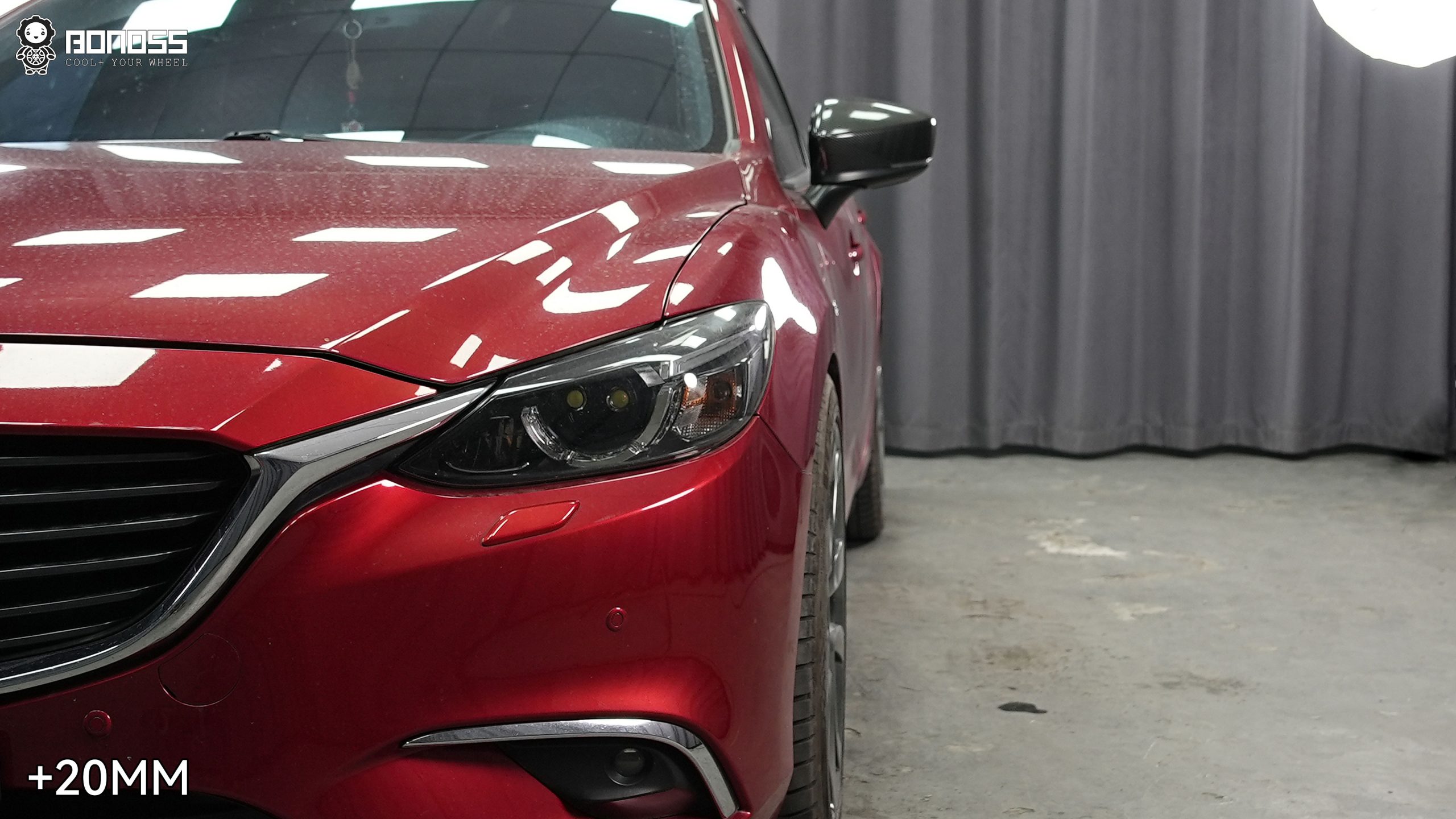 BONOSS Forged Active Cooling Wheel Spacers for 2018 Mazda Mazda6 20mm Front 20mm Rear (3)