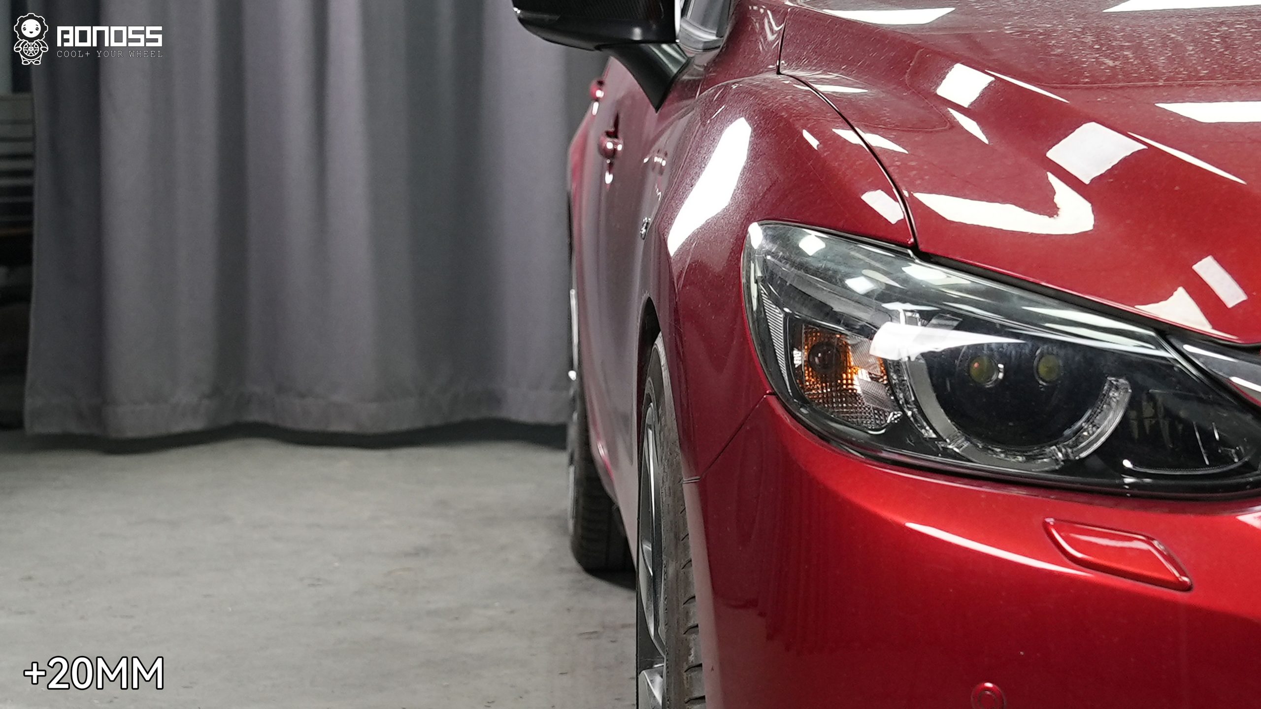 BONOSS Forged Active Cooling Wheel Spacers for 2018 Mazda Mazda6 20mm Front 20mm Rear (4)