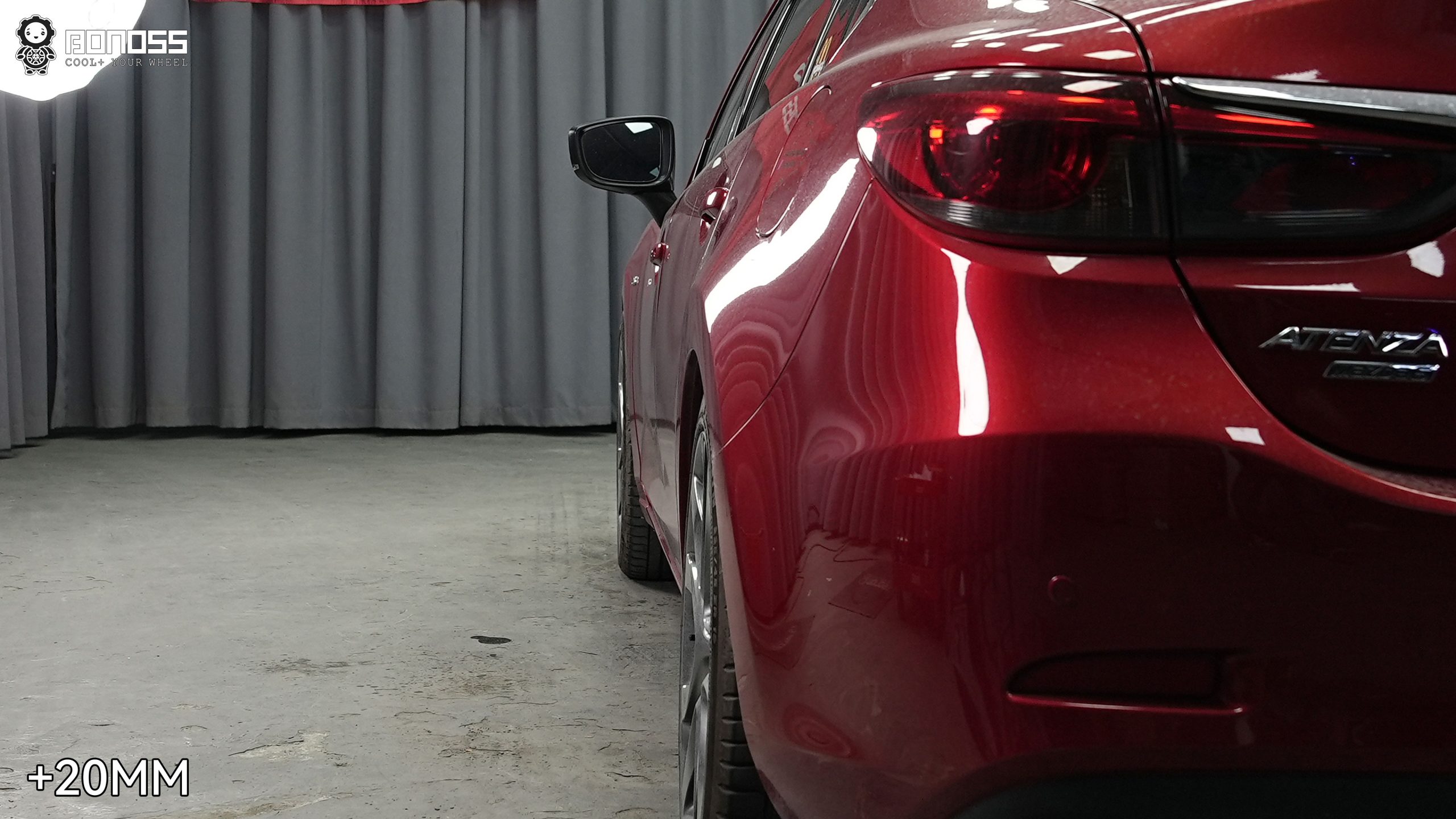 BONOSS Forged Active Cooling Wheel Spacers for 2018 Mazda Mazda6 20mm Front 20mm Rear (5)