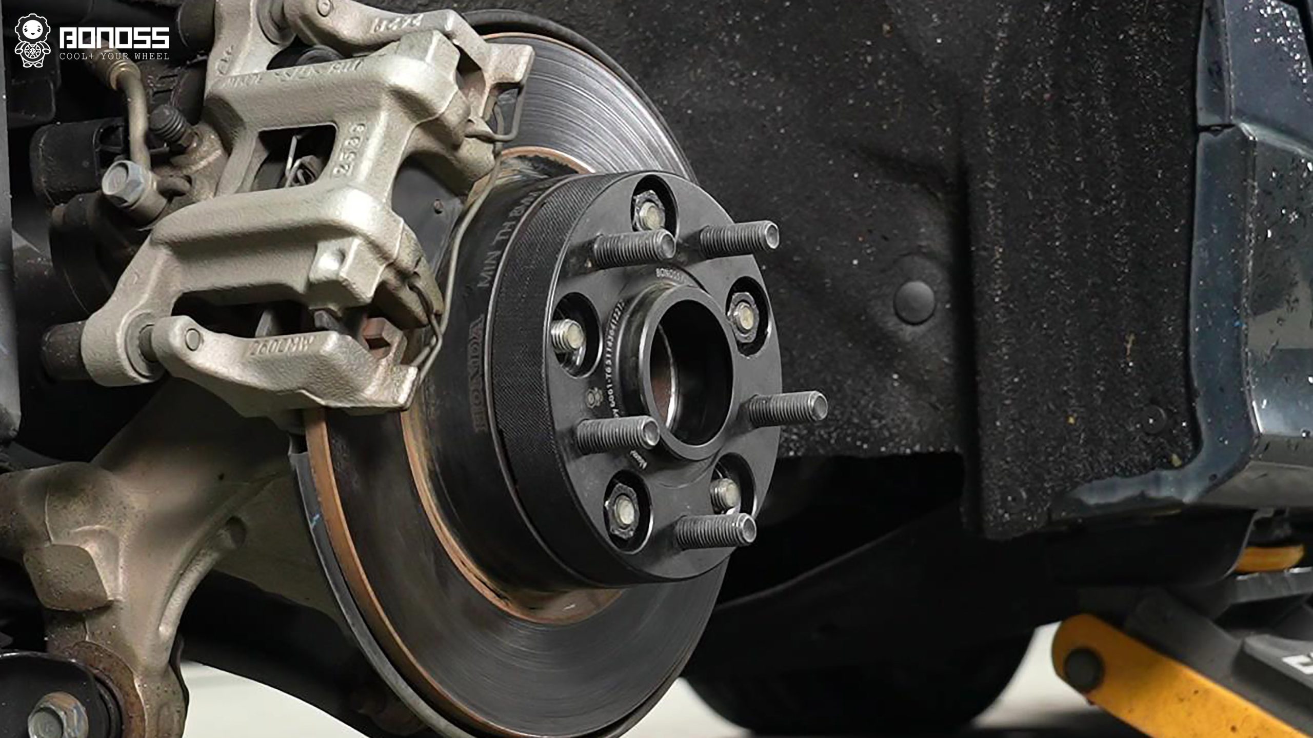 BONOSS Forged Active Cooling Wheel Spacers for 2019 Honda Civic 20mm Front 30mm Rear (12)