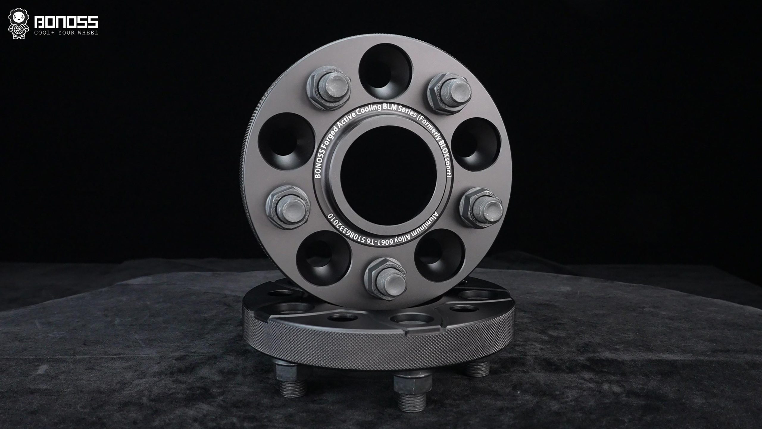 BONOSS Forged Active Cooling Wheel Spacers for 2020 Jaguar XE 15mm Front 20mm Rear (1)