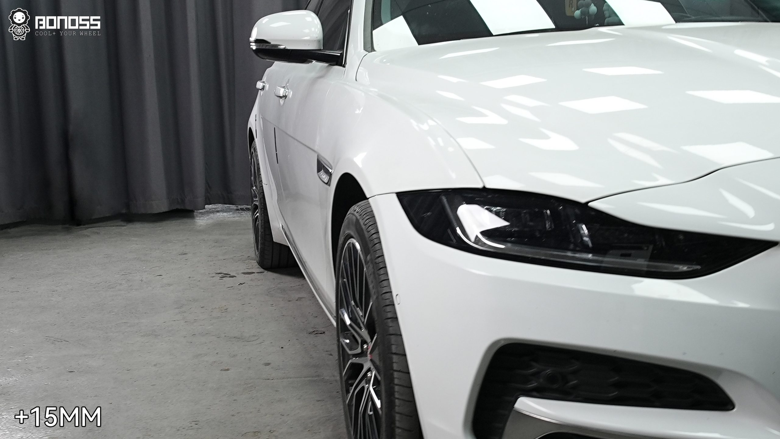 BONOSS Forged Active Cooling Wheel Spacers for 2020 Jaguar XE 15mm Front 20mm Rear (4)